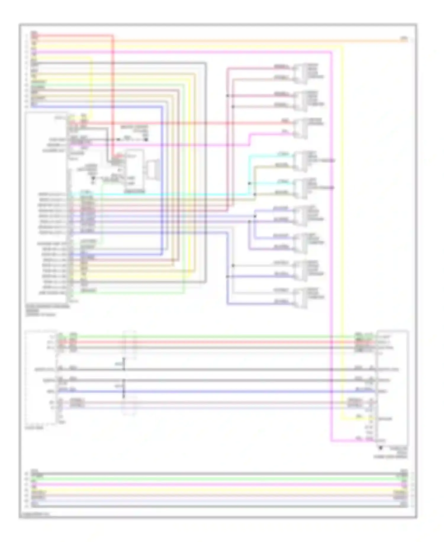 QX56 Infiniti I (2004-2007): Radio circuit (2 of 3)