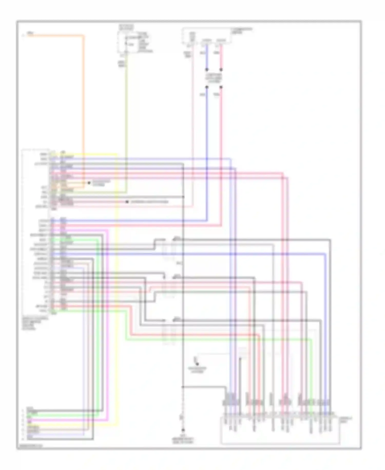 QX56 Infiniti I (2004-2007): Radio circuit (3 of 3)