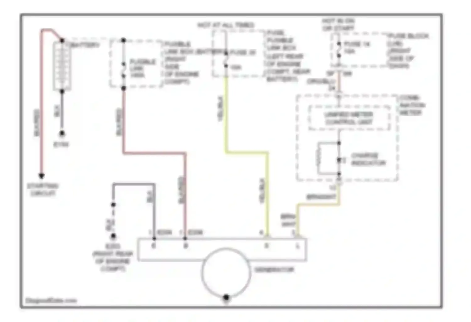 QX56 Infiniti I (2004-2007): Charging circuit