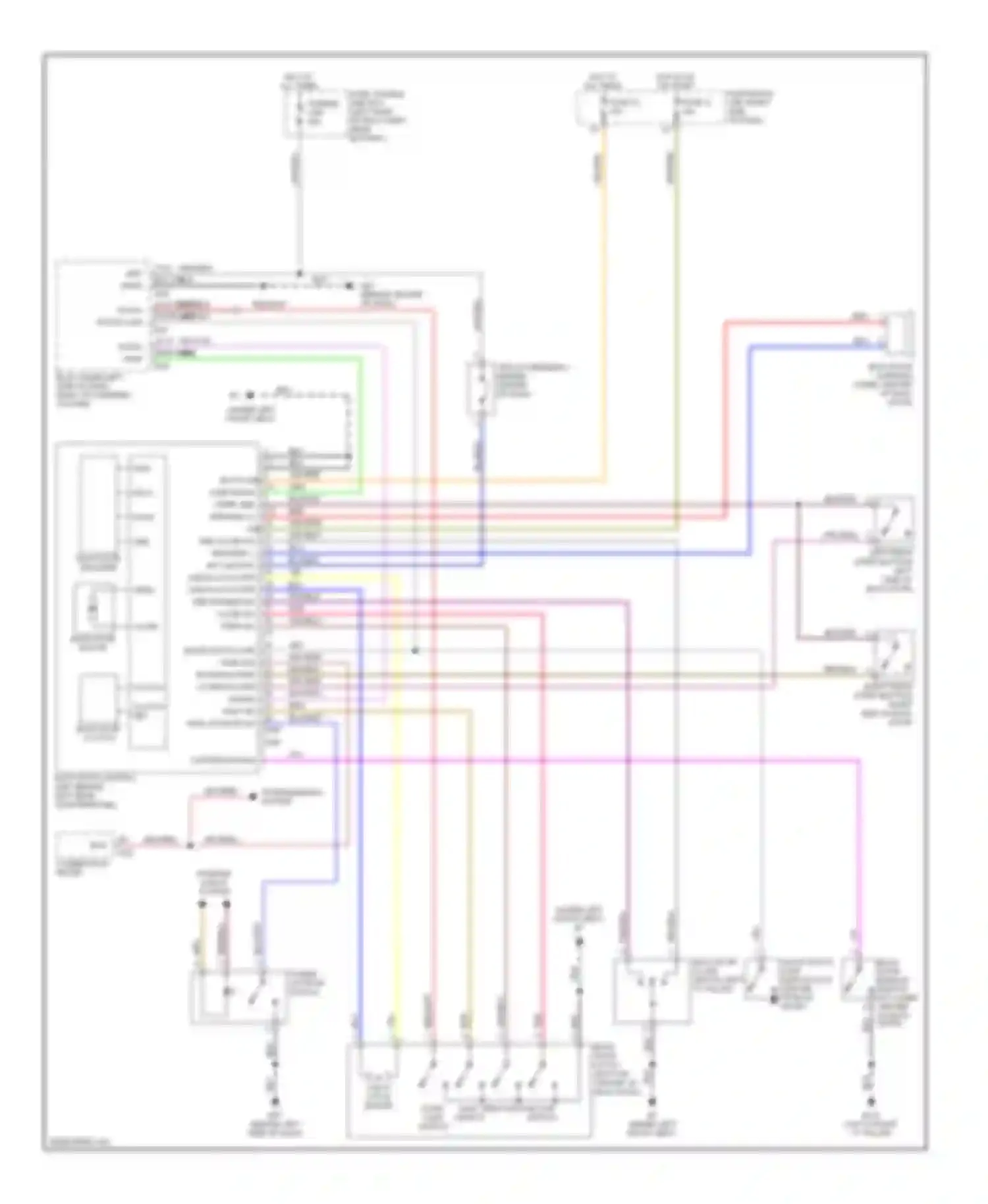 QX56 Infiniti I (2004-2007): Automatic back door circuit