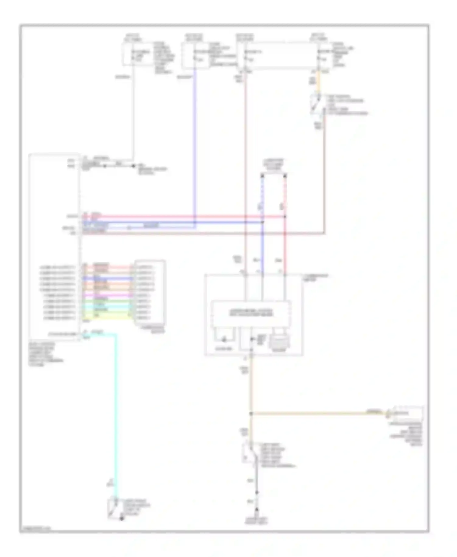 QX56 Infiniti I (2004-2007): Buzzer circuit