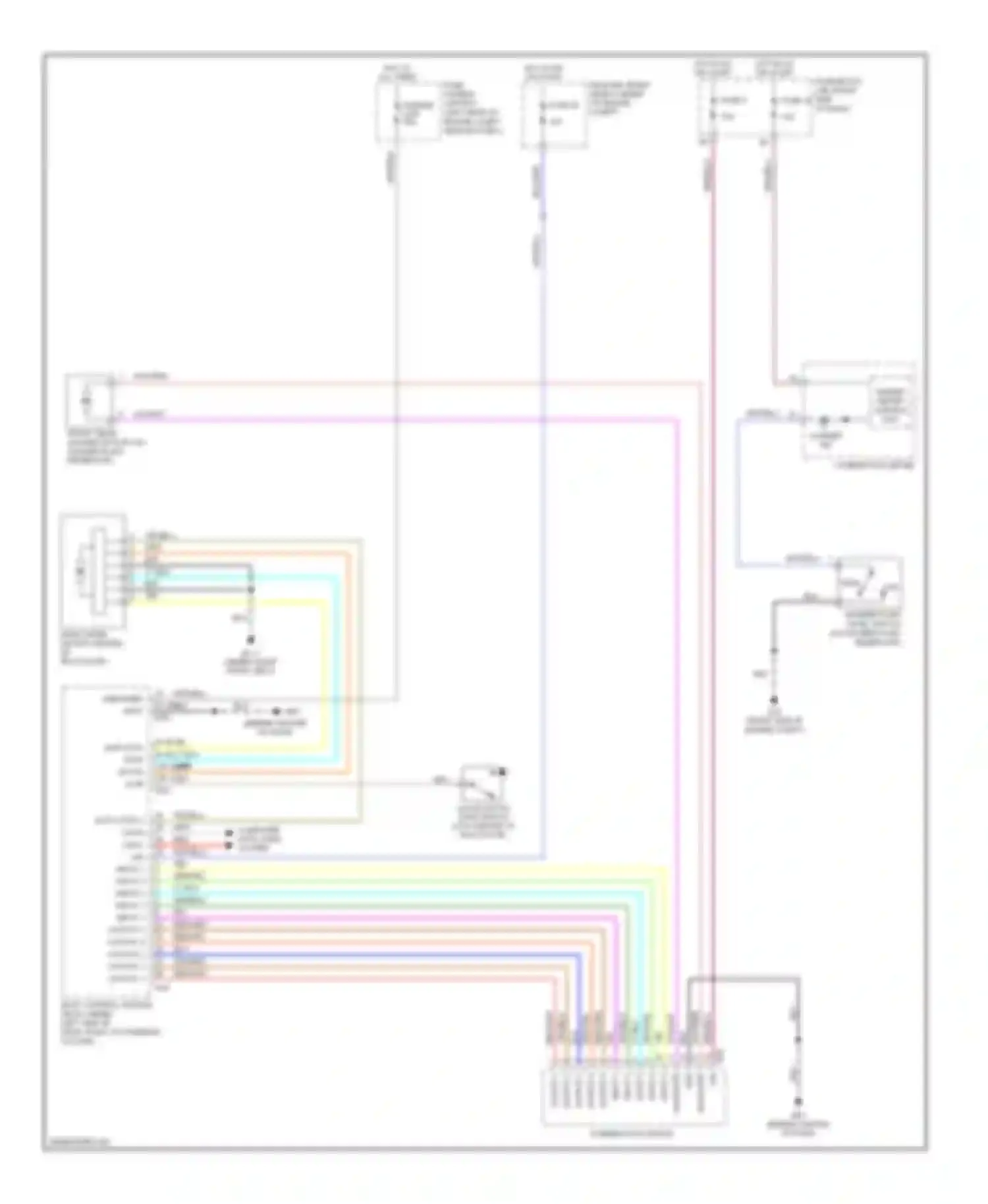 QX56 Infiniti I (2004-2007): Rear wiper/washer circuit