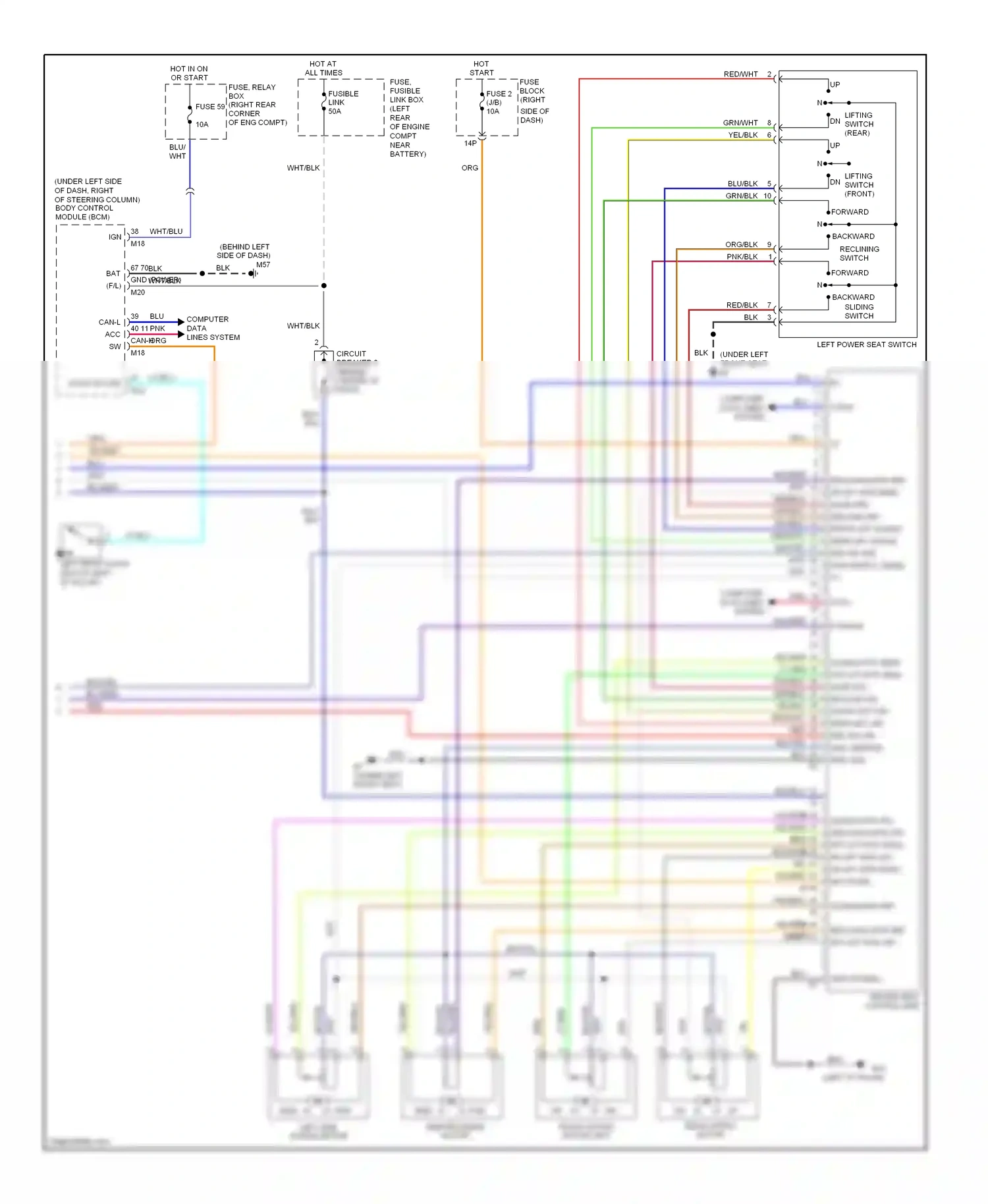 Infiniti QX56 I (2004-2007) computer data lines system wiring diagram  (17 of 24)