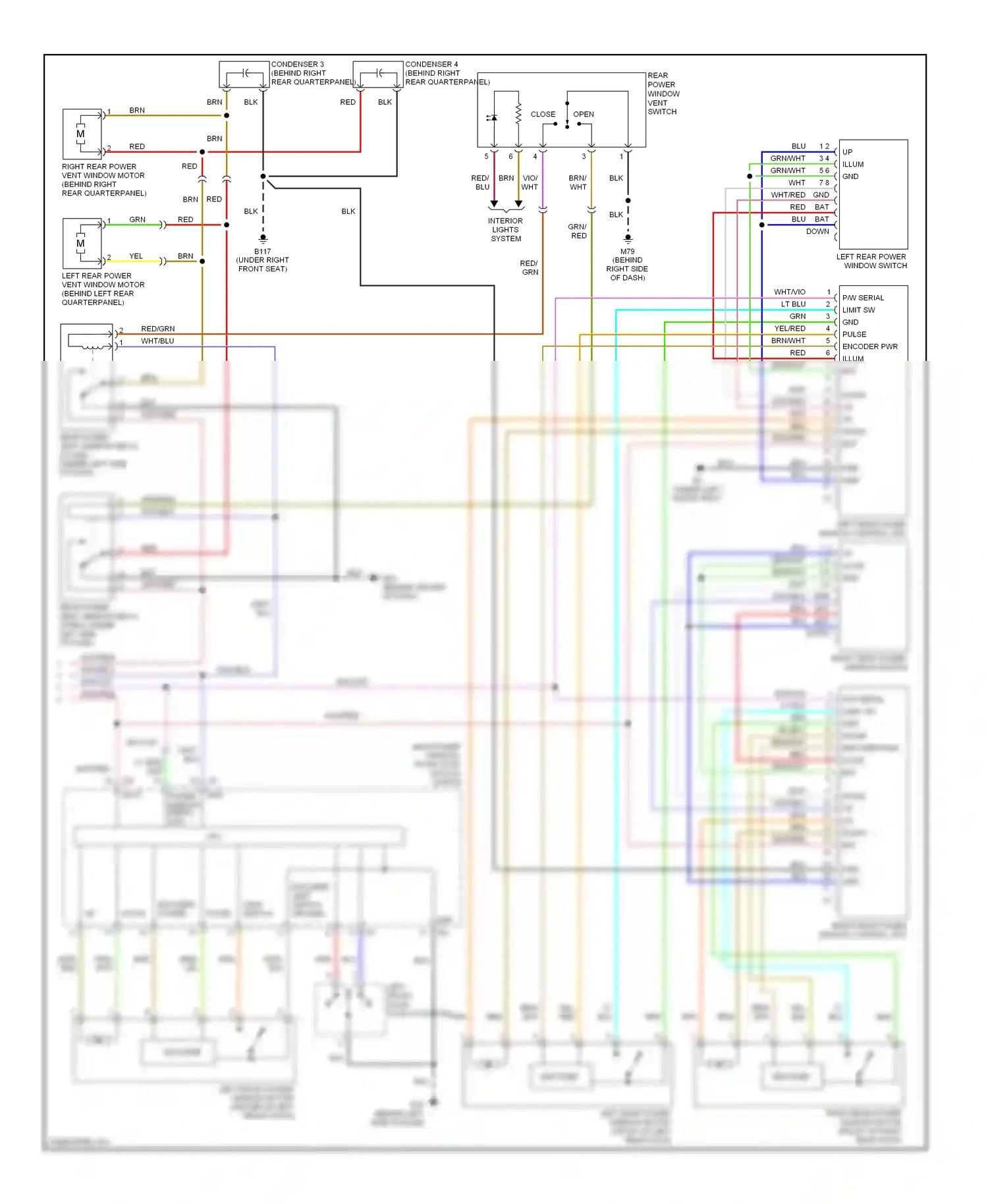Infiniti QX56 I (2004-2007) encoder wiring diagram  (3 of 3)