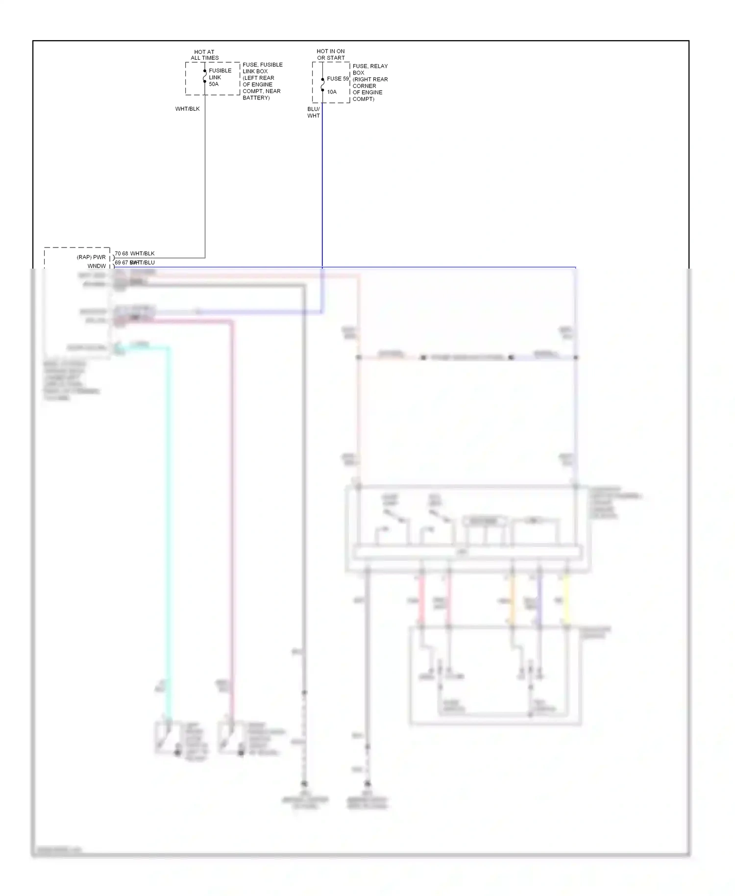 Infiniti QX56 I (2004-2007) encoder wiring diagram  (1 of 3)