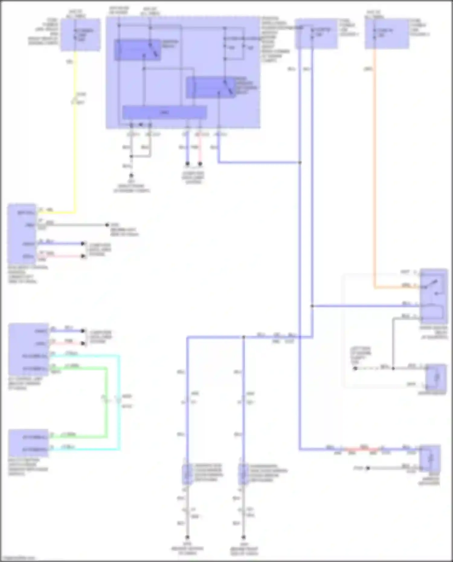 QX56 Infiniti II (2010-2013): Defoggers circuit