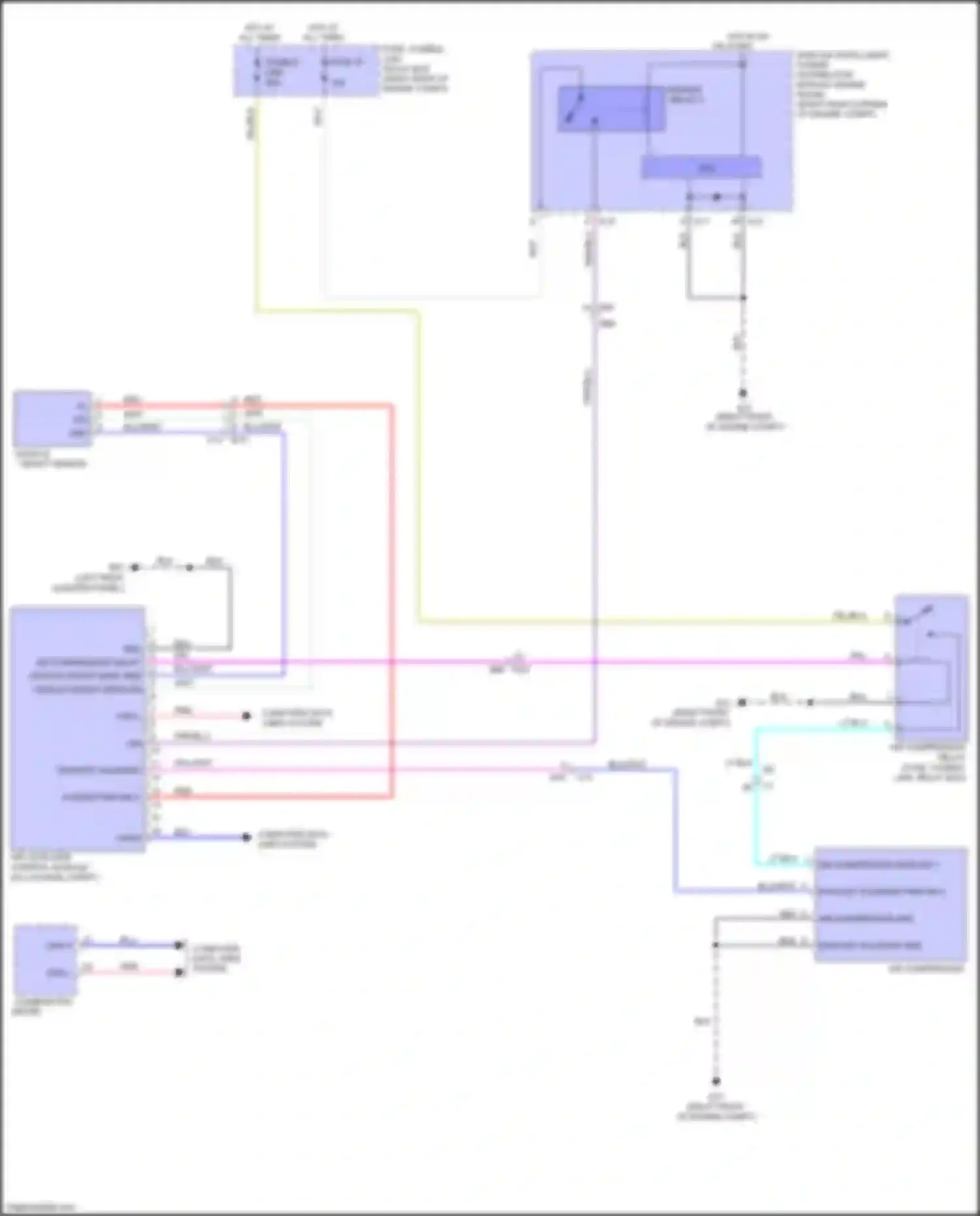 QX56 Infiniti II (2010-2013): Electronic suspension circuit