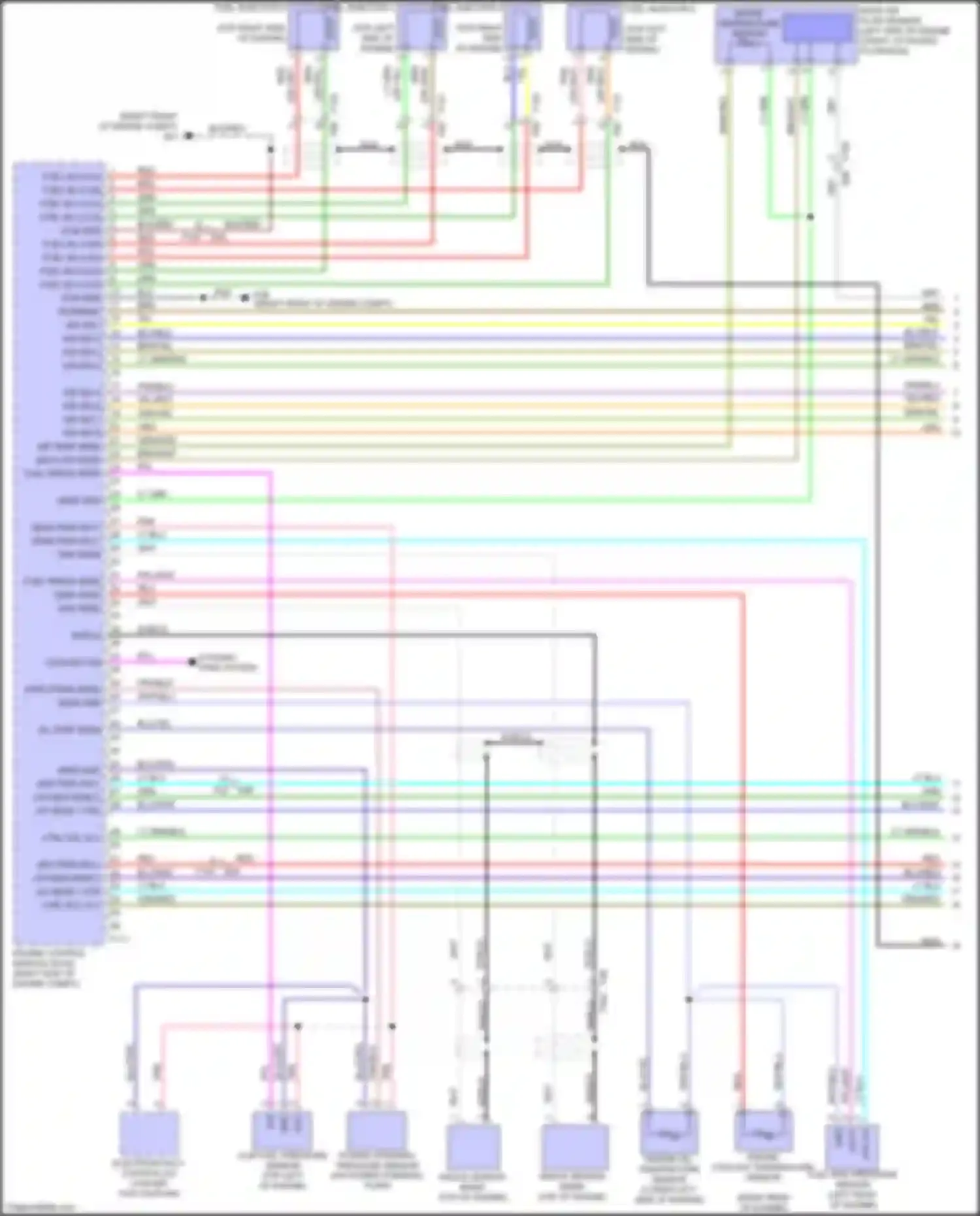 QX56 Infiniti II (2010-2013): Wiring diagram engine performance 5.6l (1 of 7)