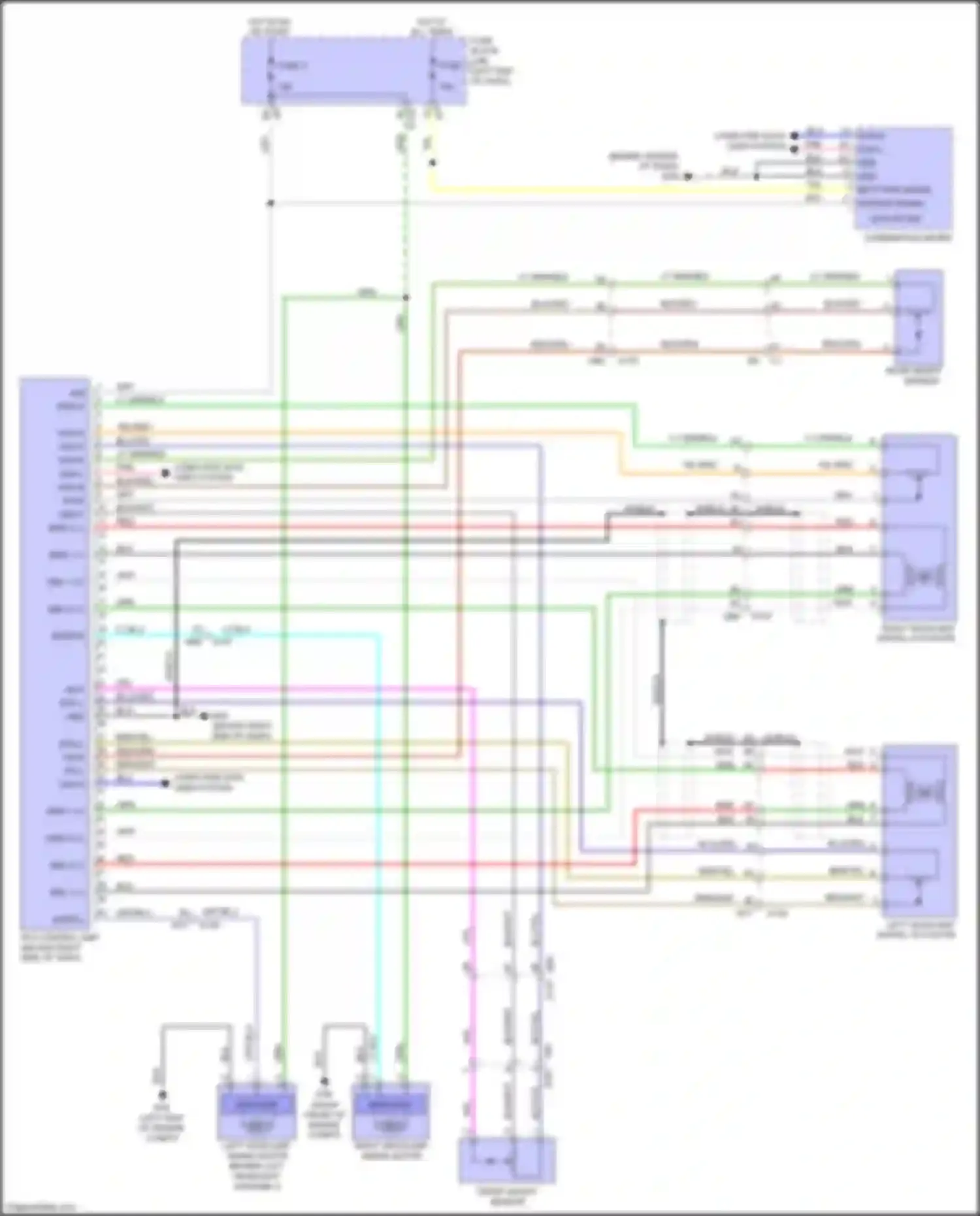 QX56 Infiniti II (2010-2013): Adaptive front lighting circuit