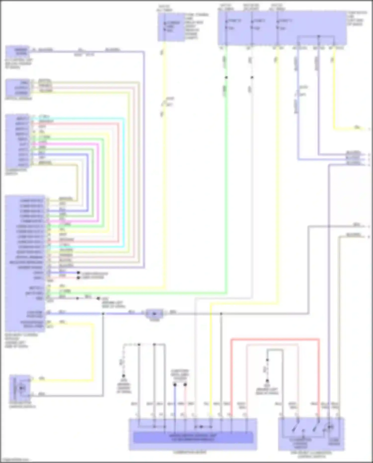 QX56 Infiniti II (2010-2013): Instrument illumination circuit (1 of 2)