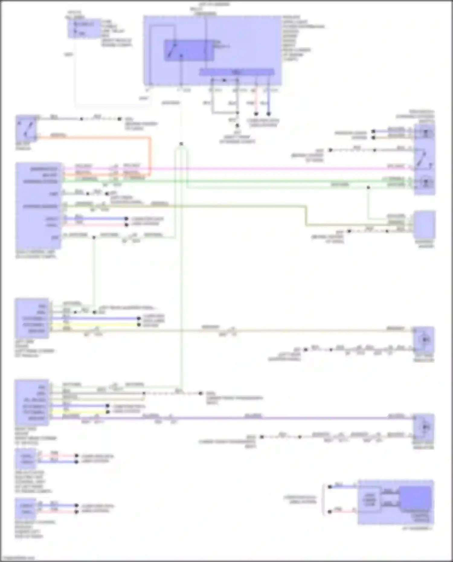 QX56 Infiniti II (2010-2013): Blind spot information system circuit