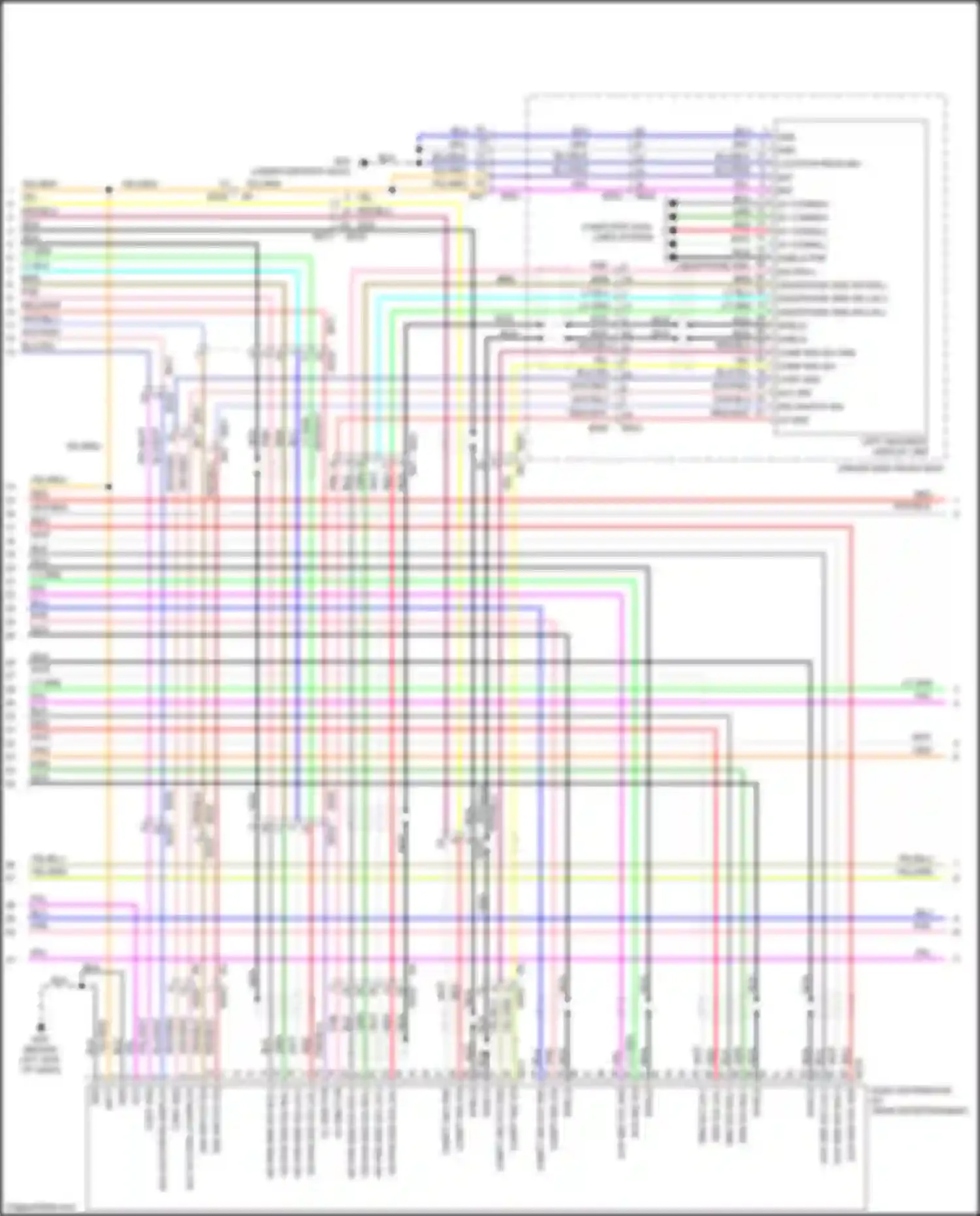 QX56 Infiniti II (2010-2013): Navigation circuit, 15 speakers (6 of 8)