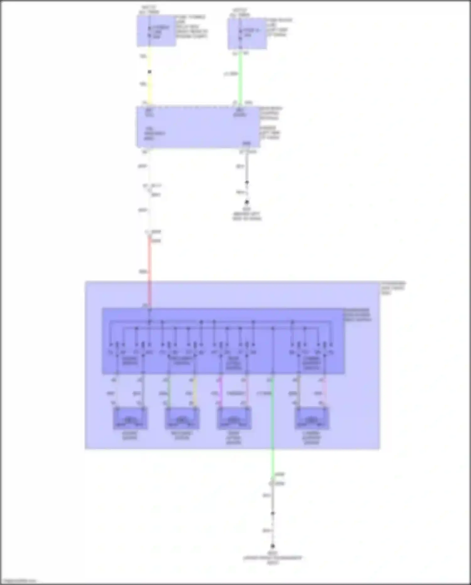 QX56 Infiniti II (2010-2013): Passenger power seat circuit