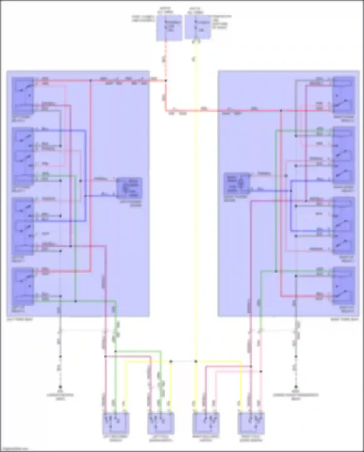 QX56 Infiniti II (2010-2013): Third row folding seat circuit