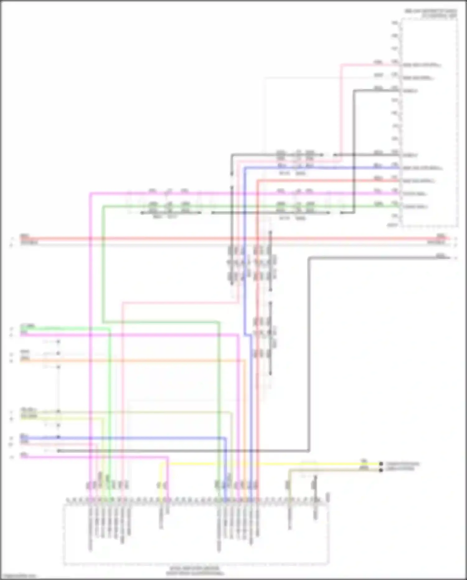 QX56 Infiniti II (2010-2013): Radio circuit, 15 speakers (7 of 8)