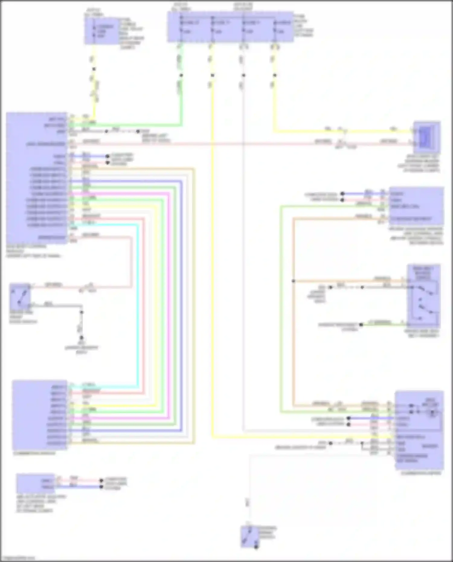 QX56 Infiniti II (2010-2013): Chime circuit