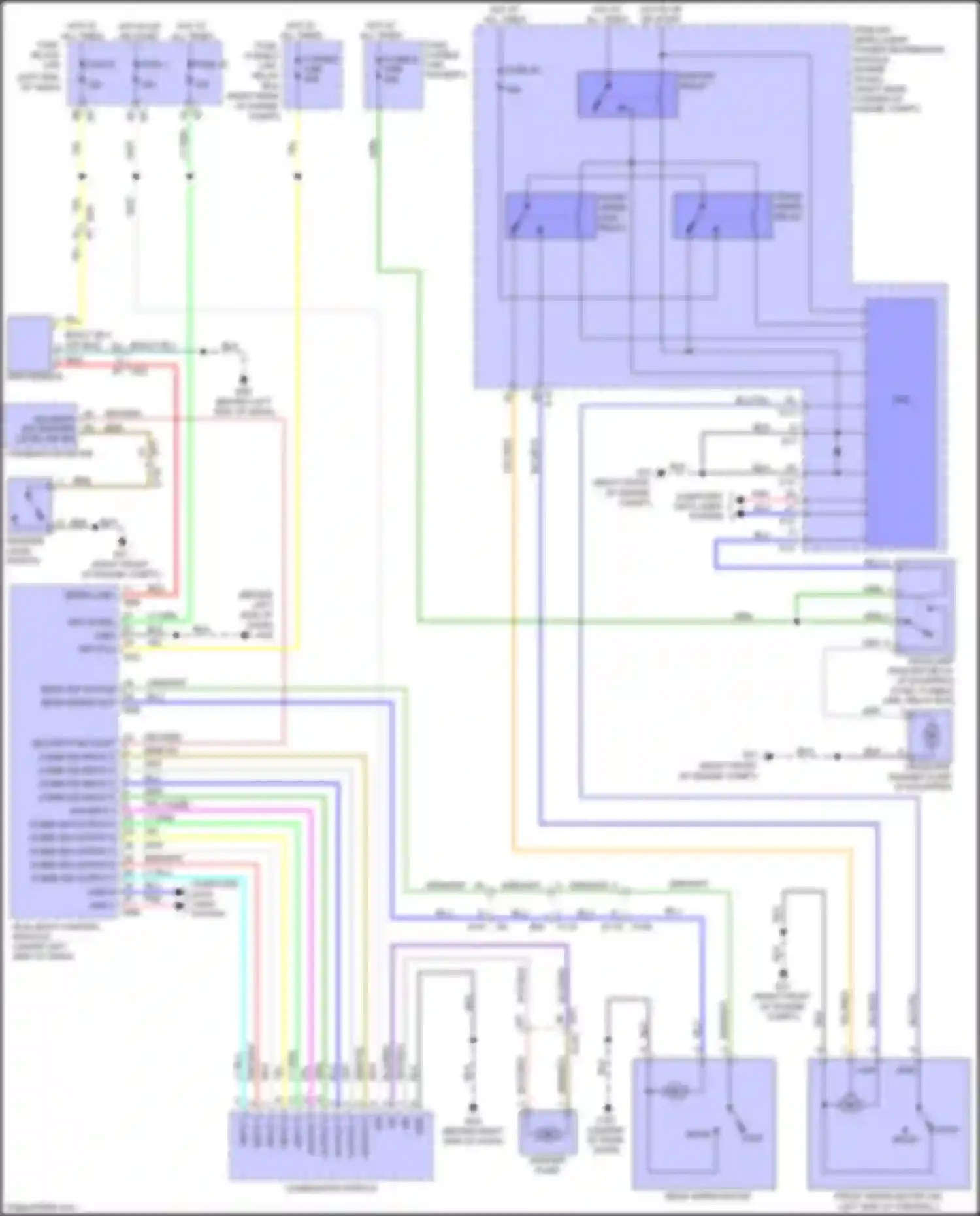 QX56 Infiniti II (2010-2013): Wiper/washer circuit