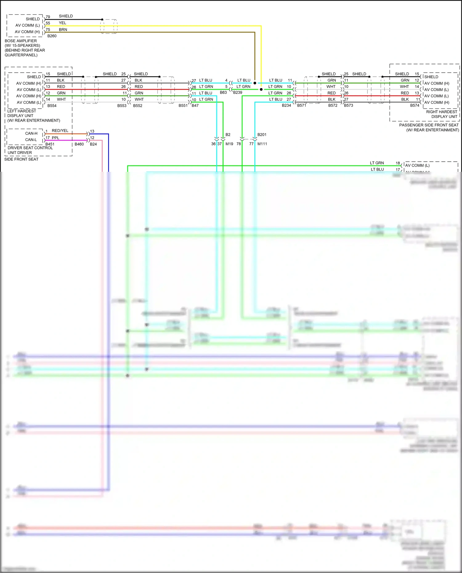 Infiniti QX56 II (2010-2013) multi- function switch wiring diagram  (5 of 11)