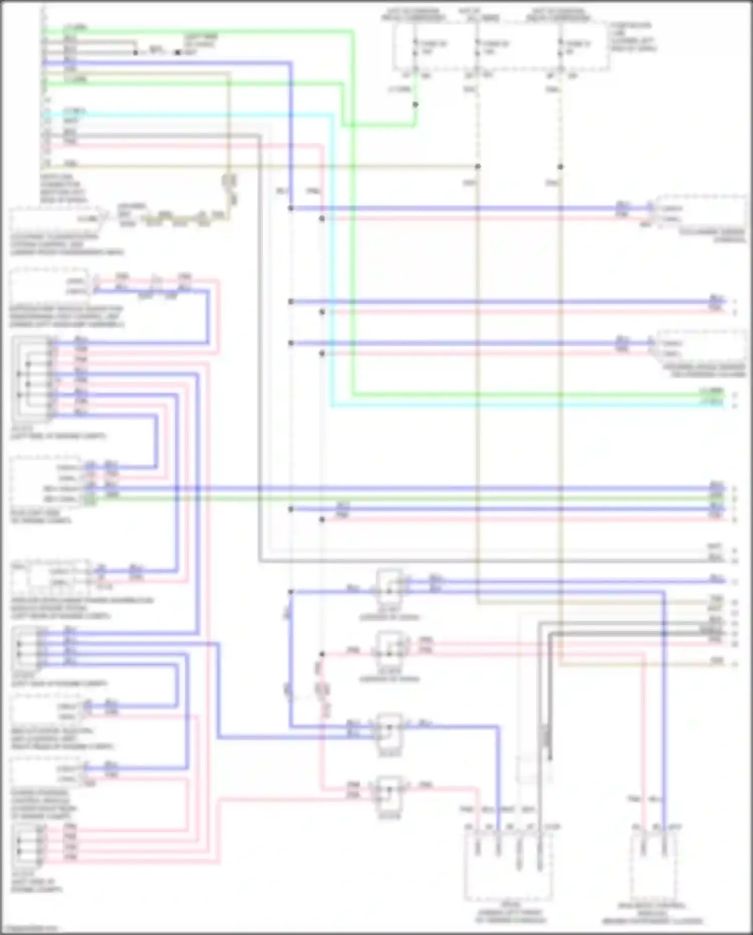 QX60 Infiniti I facelift (2016-2021): Computer data lines circuit, hybrid w/o icc (1 of 4)