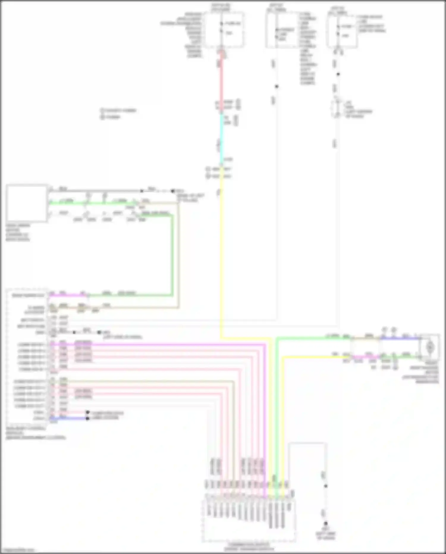 Wiring diagram blk for Infiniti QX60 I facelift (2016-2021) (66 of 179)
