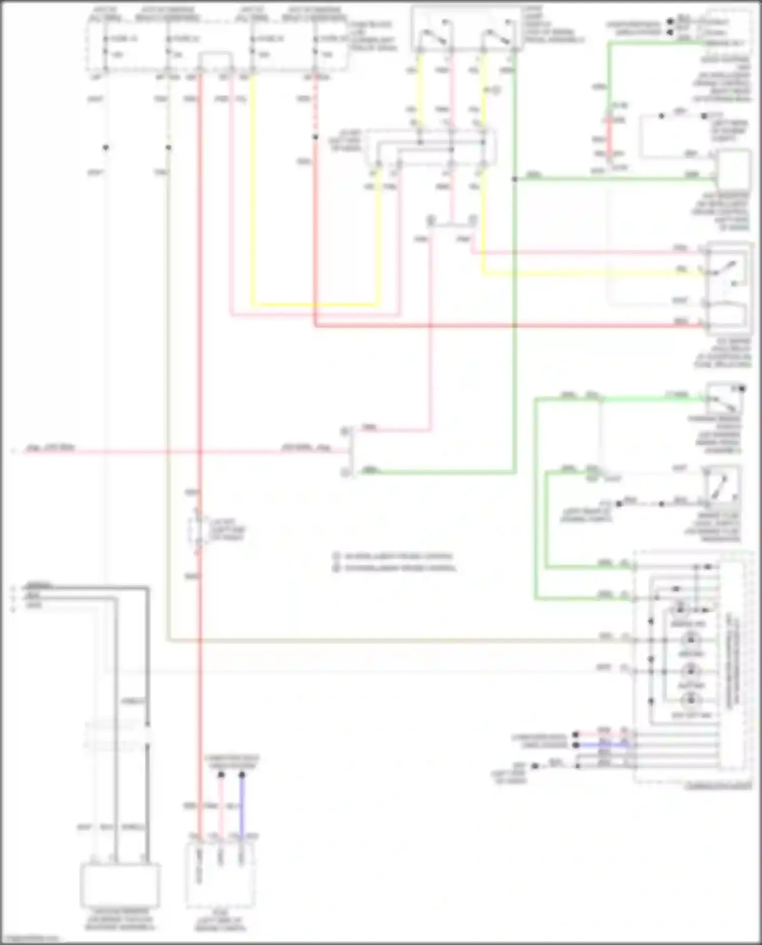 Wiring diagram brake rly for Infiniti QX60 I facelift (2016-2021) (1 of 3)