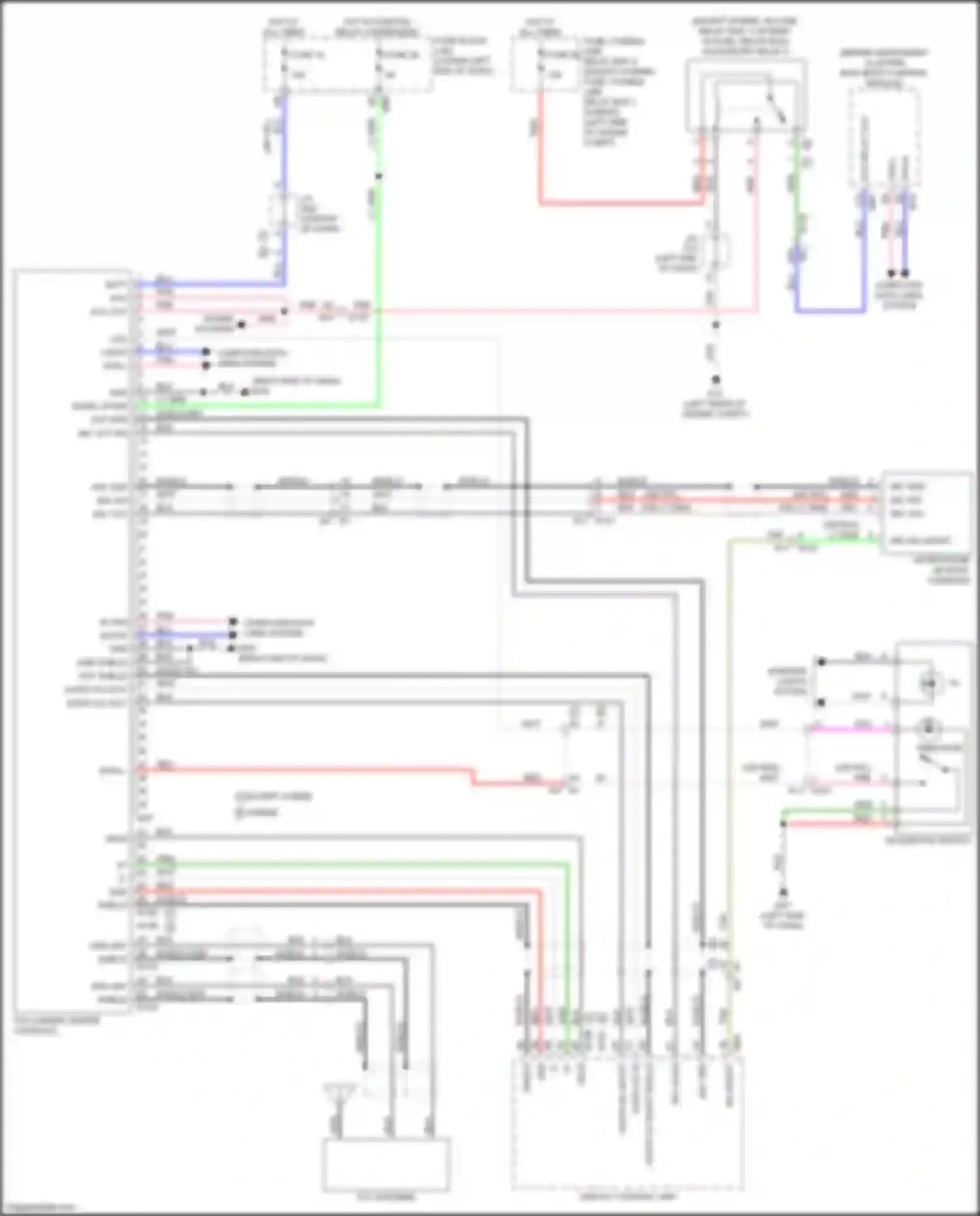 Wiring diagram can-h pnk can-l for Infiniti QX60 I facelift (2016-2021) (10 of 11)