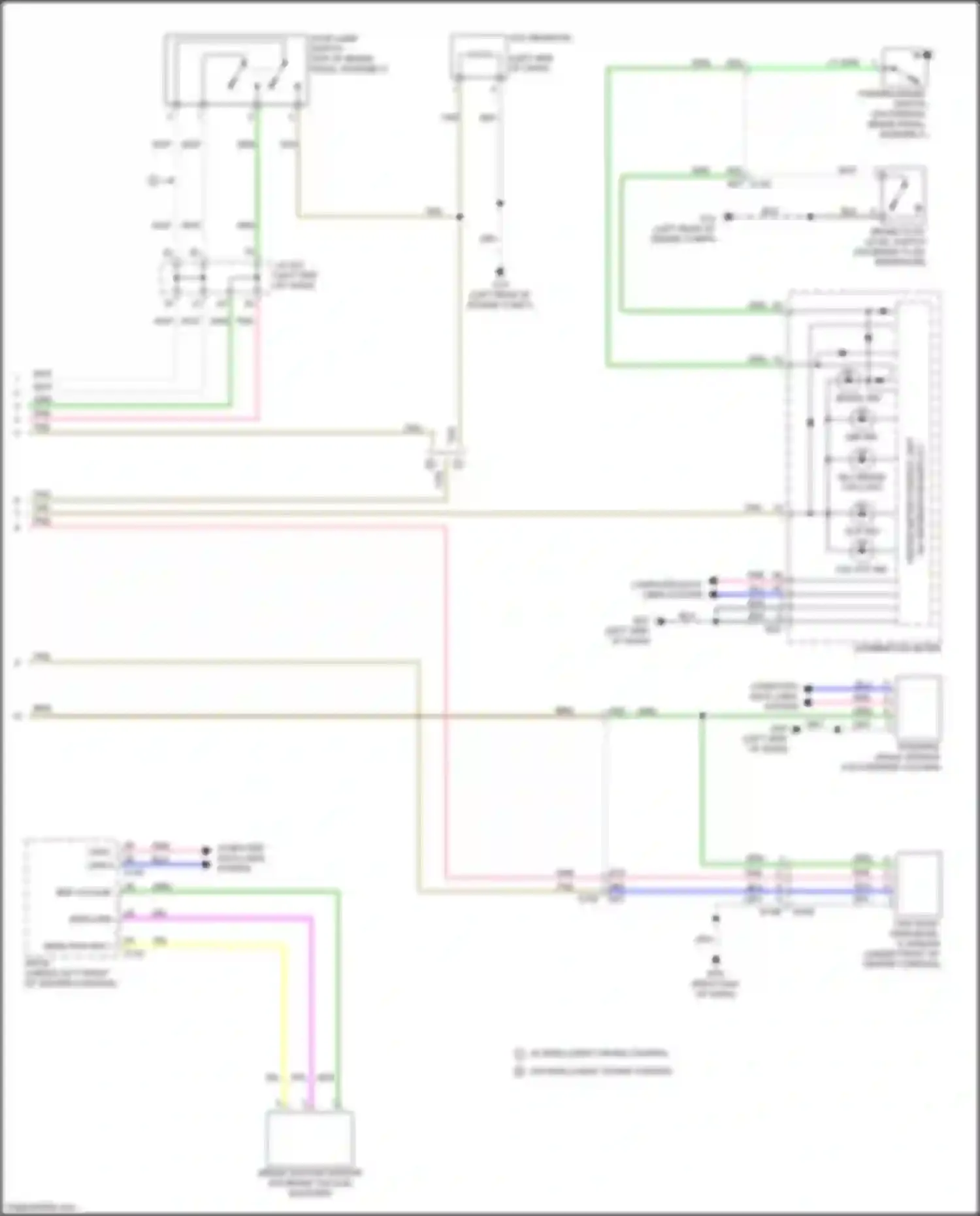 Wiring diagram can-h for Infiniti QX60 I facelift (2016-2021) (64 of 90)