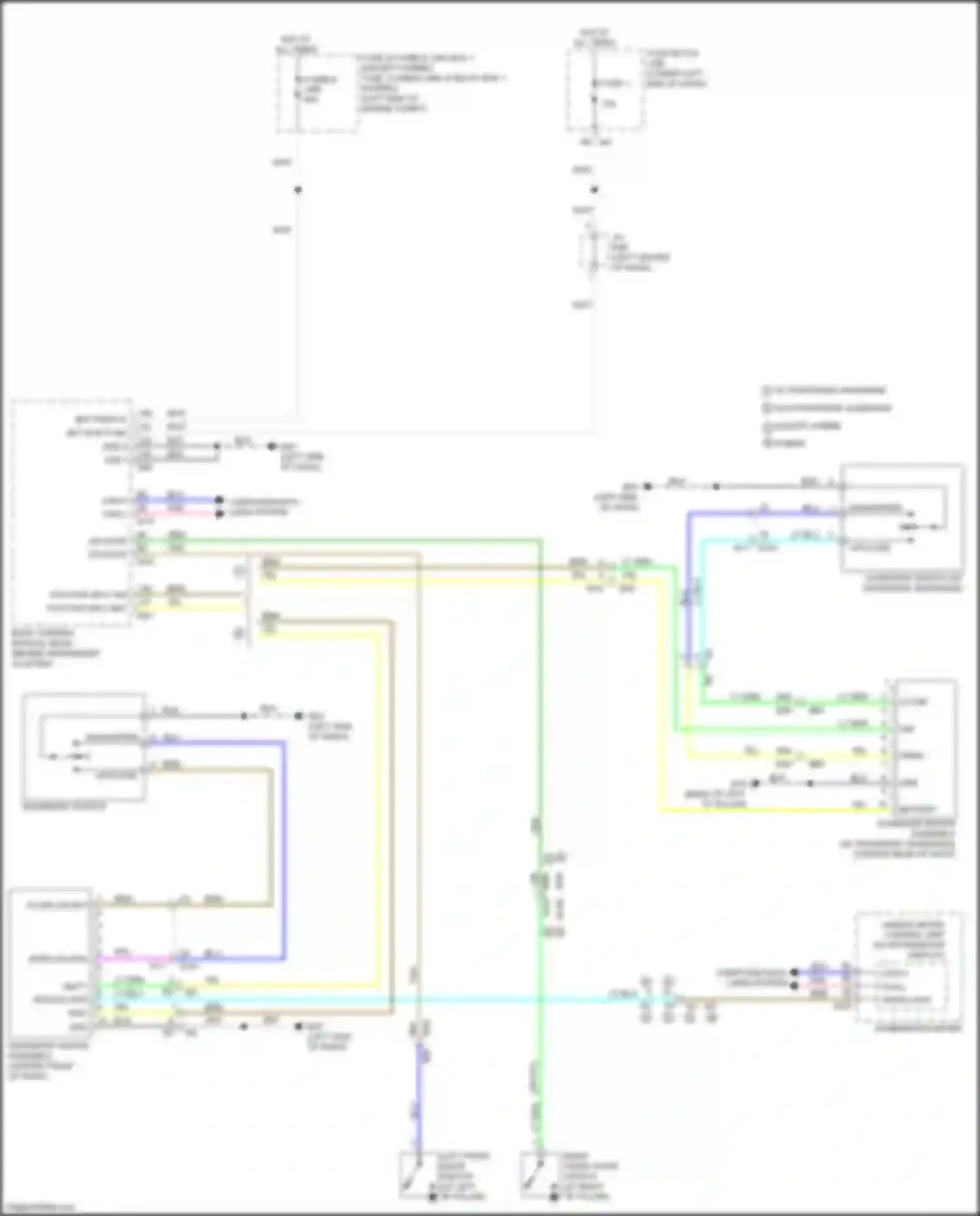 Wiring diagram can-h for Infiniti QX60 I facelift (2016-2021) (10 of 90)