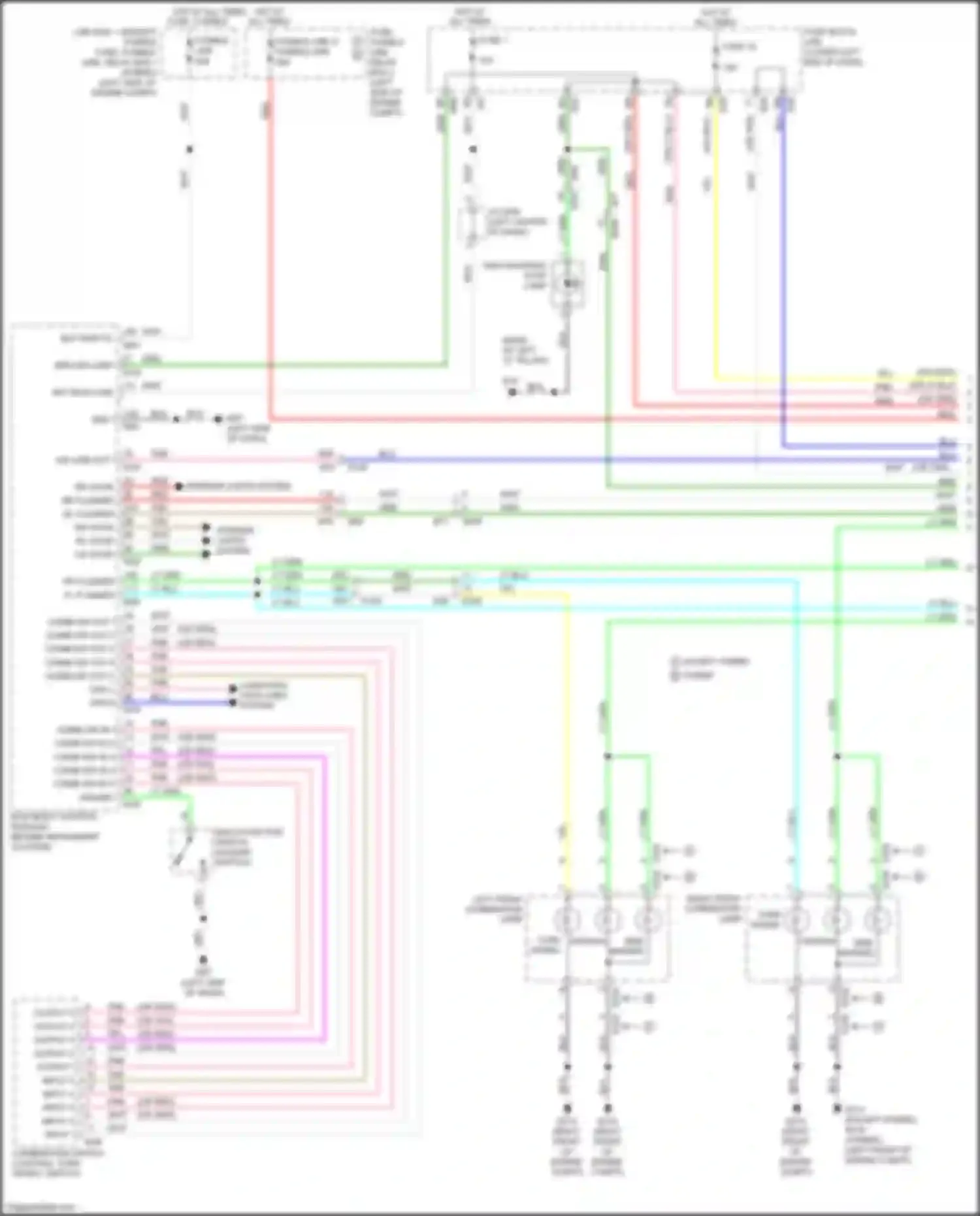 Wiring diagram combi sw in 2 for Infiniti QX60 I facelift (2016-2021) (1 of 6)