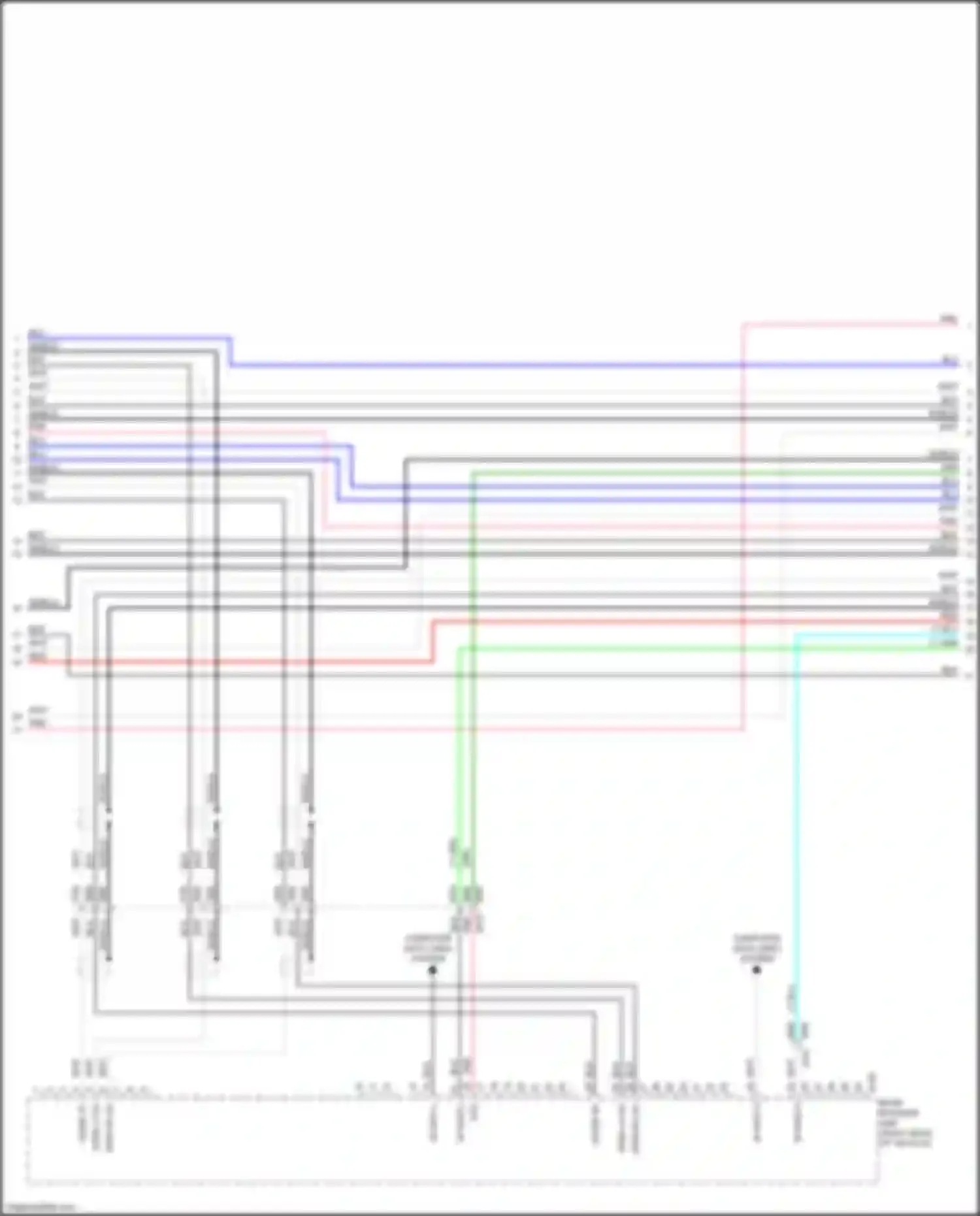 Wiring diagram computer data lines system for Infiniti QX60 I facelift (2016-2021) (76 of 102)