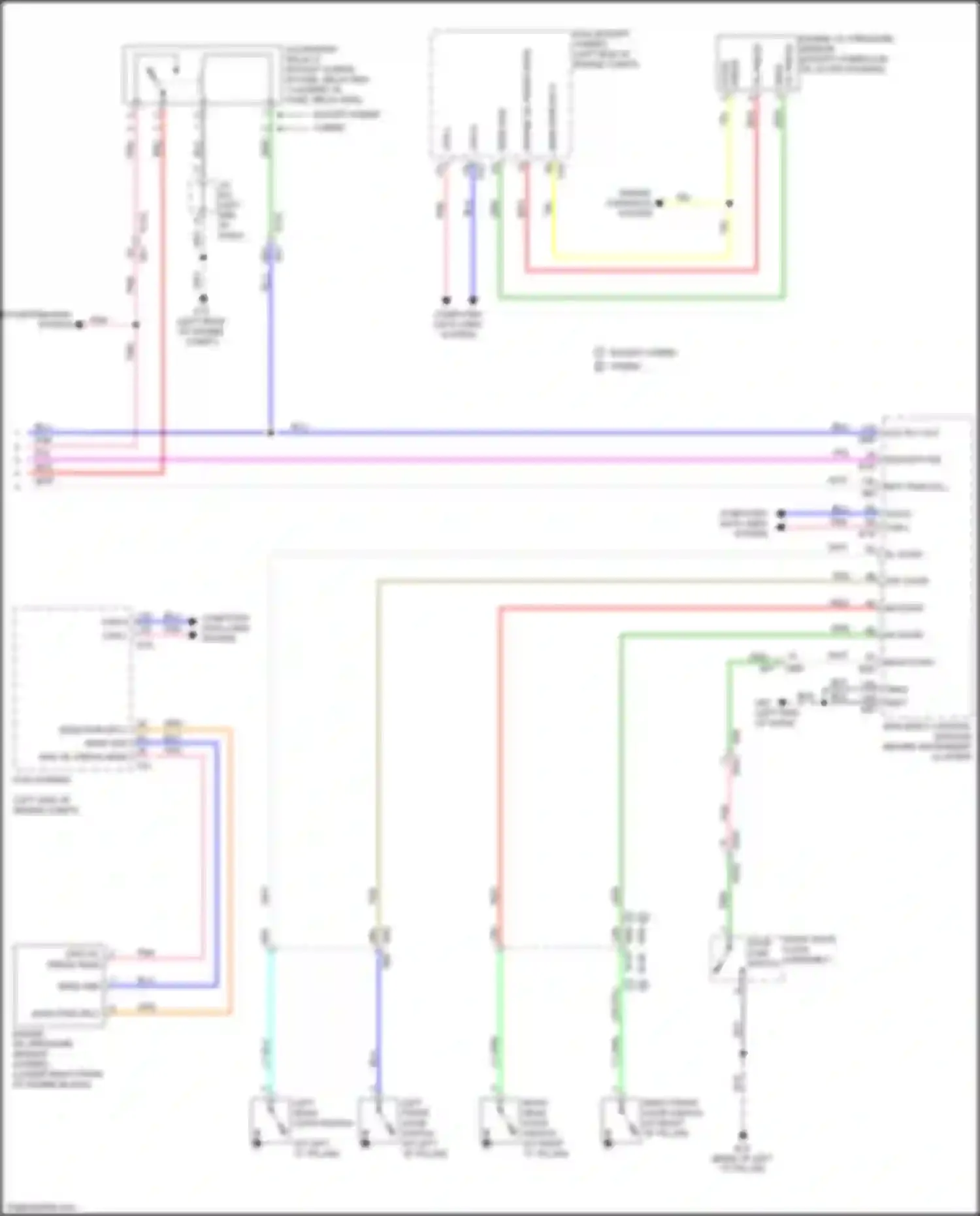 Wiring diagram computer data lines system for Infiniti QX60 I facelift (2016-2021) (24 of 102)