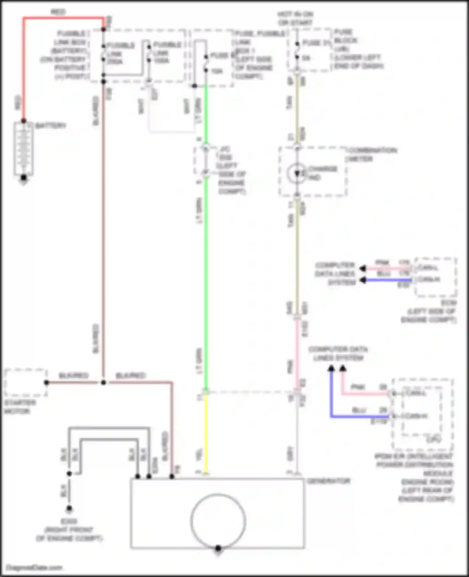Wiring diagram computer data lines system for Infiniti QX60 I facelift (2016-2021) (31 of 102)