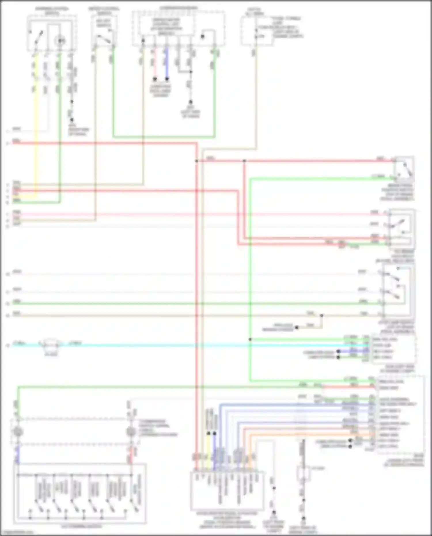 Wiring diagram data lines for Infiniti QX60 I facelift (2016-2021) (3 of 3)