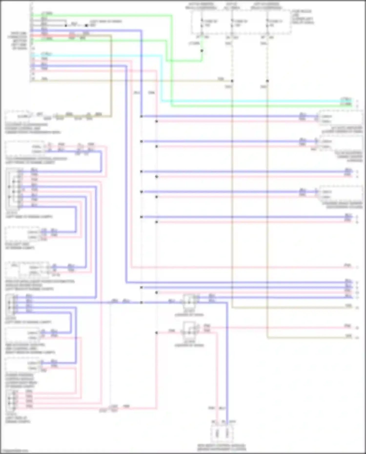 Wiring diagram data link connector for Infiniti QX60 I facelift (2016-2021) (1 of 5)