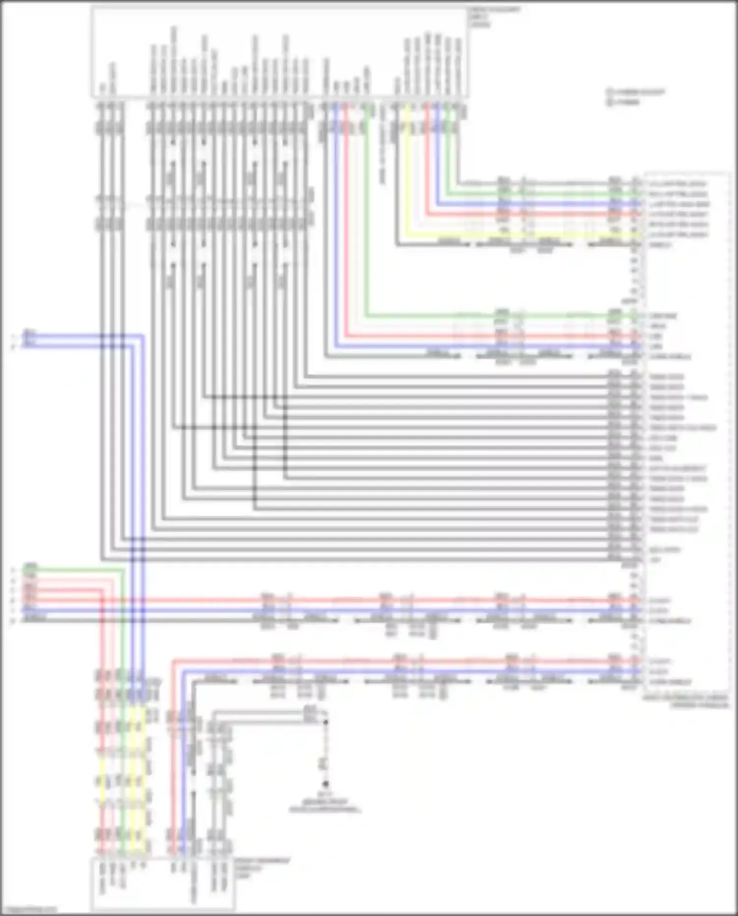 Wiring diagram ddc clk for Infiniti QX60 I facelift (2016-2021) (1 of 1)