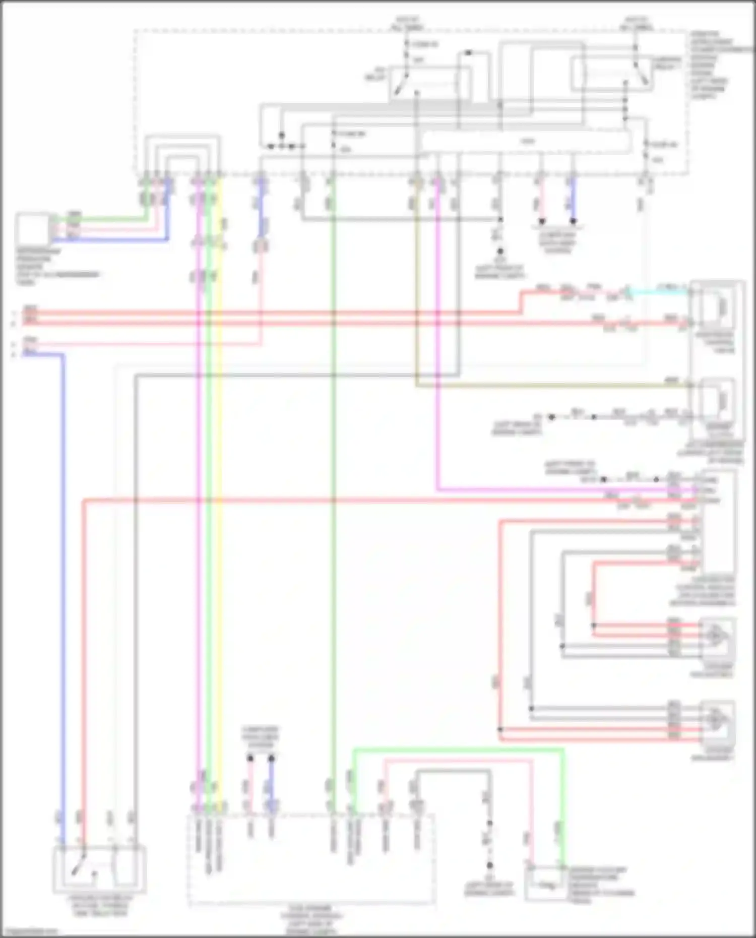 Wiring diagram ecm gnd for Infiniti QX60 I facelift (2016-2021) (2 of 6)