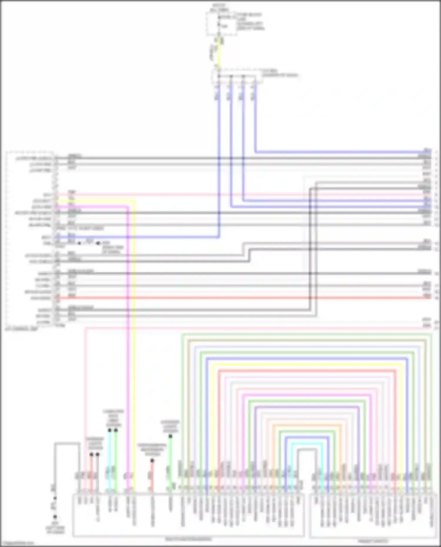 Wiring diagram encd-push 1 for Infiniti QX60 I facelift (2016-2021) (1 of 7)