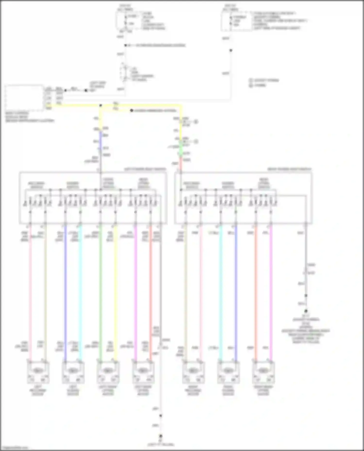 Wiring diagram fuse 1 for Infiniti QX60 I facelift (2016-2021) (18 of 25)