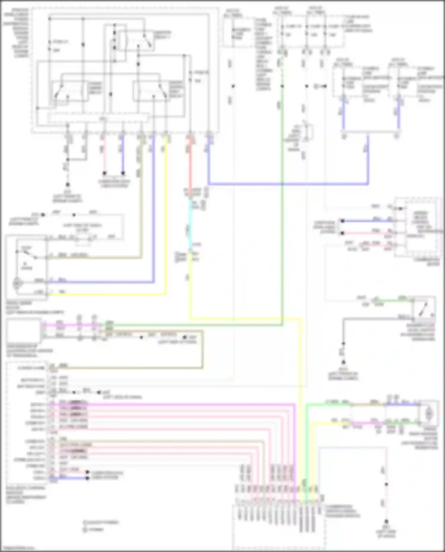Wiring diagram fuse 1 for Infiniti QX60 I facelift (2016-2021) (2 of 25)