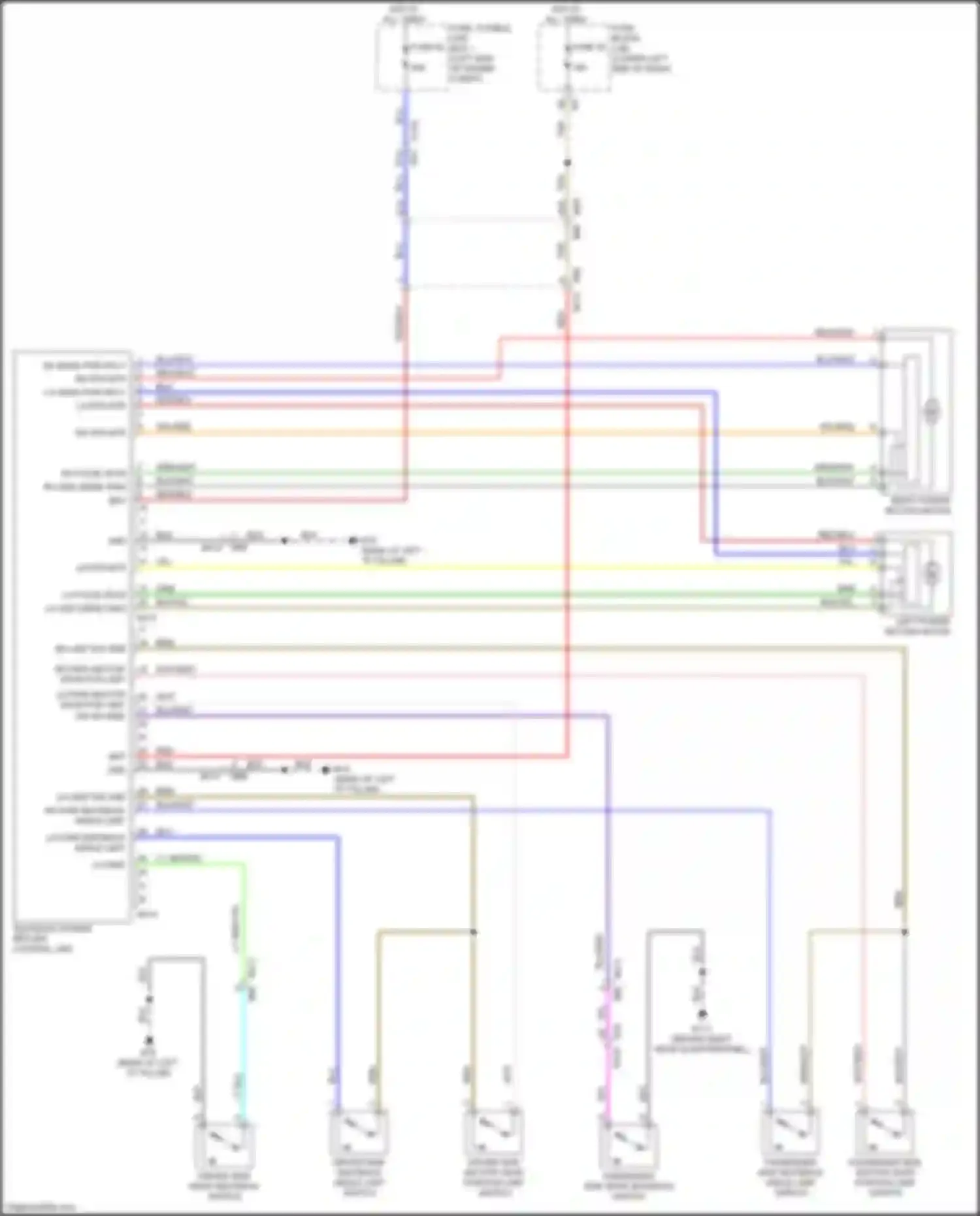 Wiring diagram fuse 25 for Infiniti QX60 I facelift (2016-2021) (9 of 13)