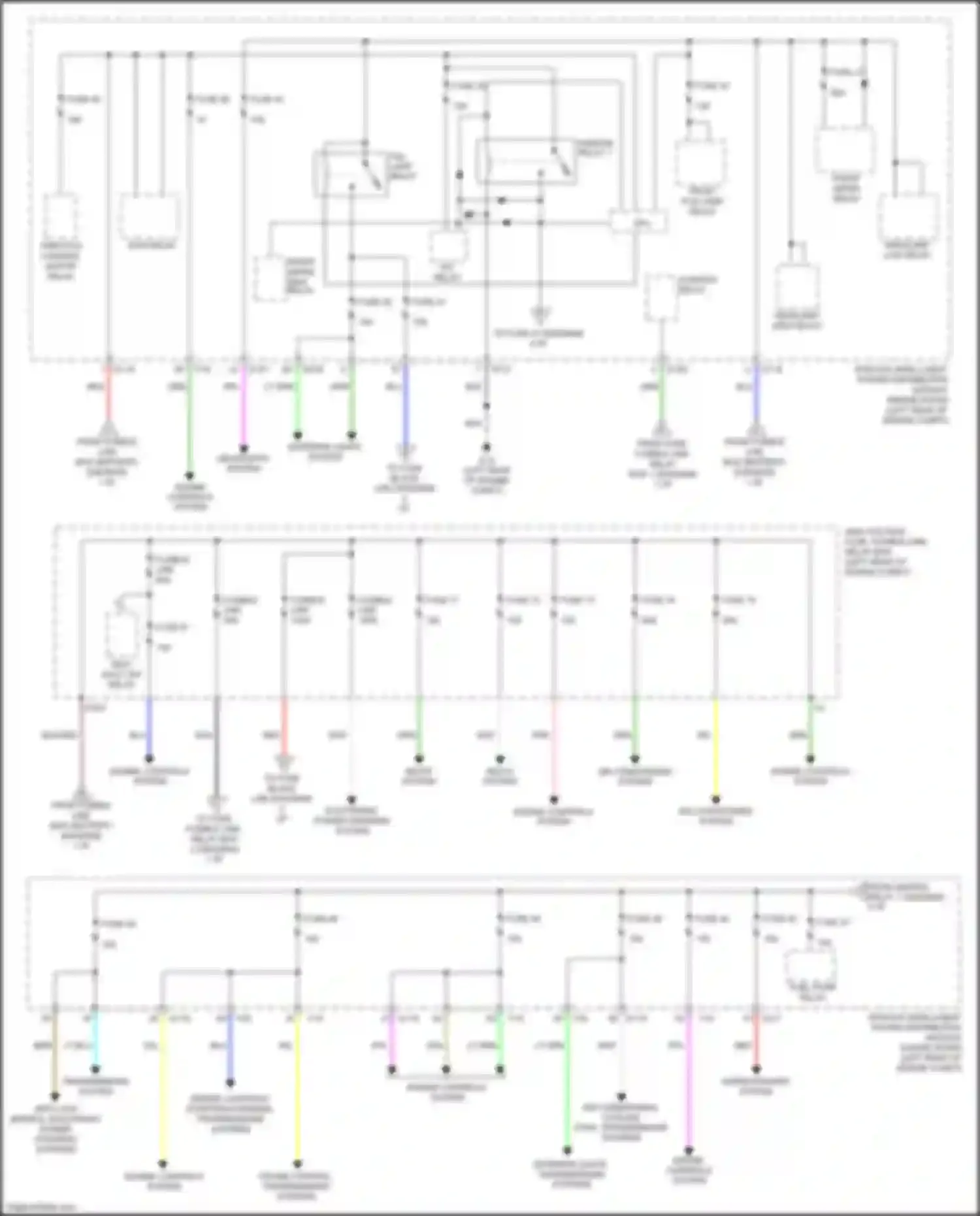 Wiring diagram fuse 47 for Infiniti QX60 I facelift (2016-2021) (2 of 3)