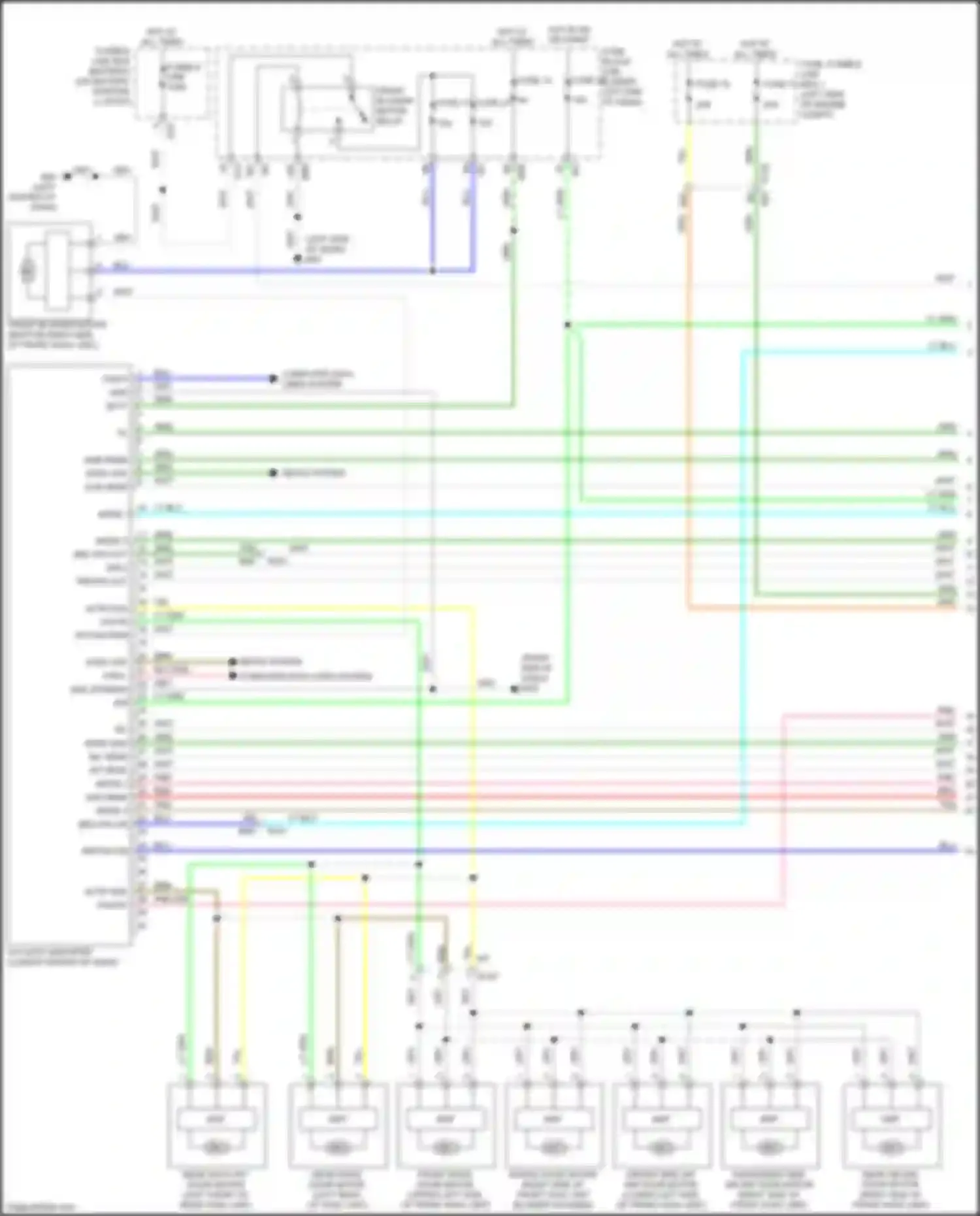 Wiring diagram fuse 71 for Infiniti QX60 I facelift (2016-2021) (1 of 4)