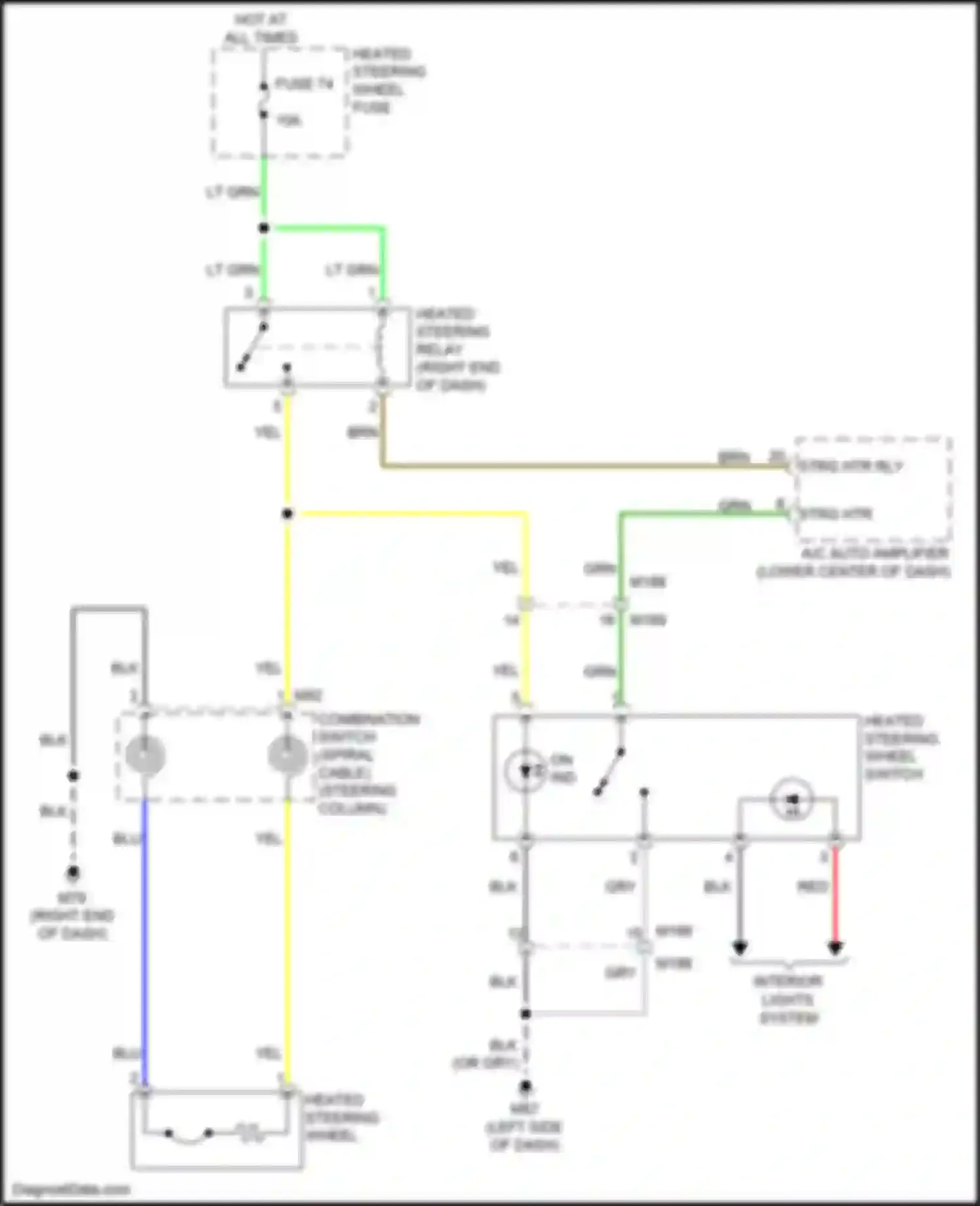Wiring diagram fuse 74 for Infiniti QX60 I facelift (2016-2021) (2 of 4)
