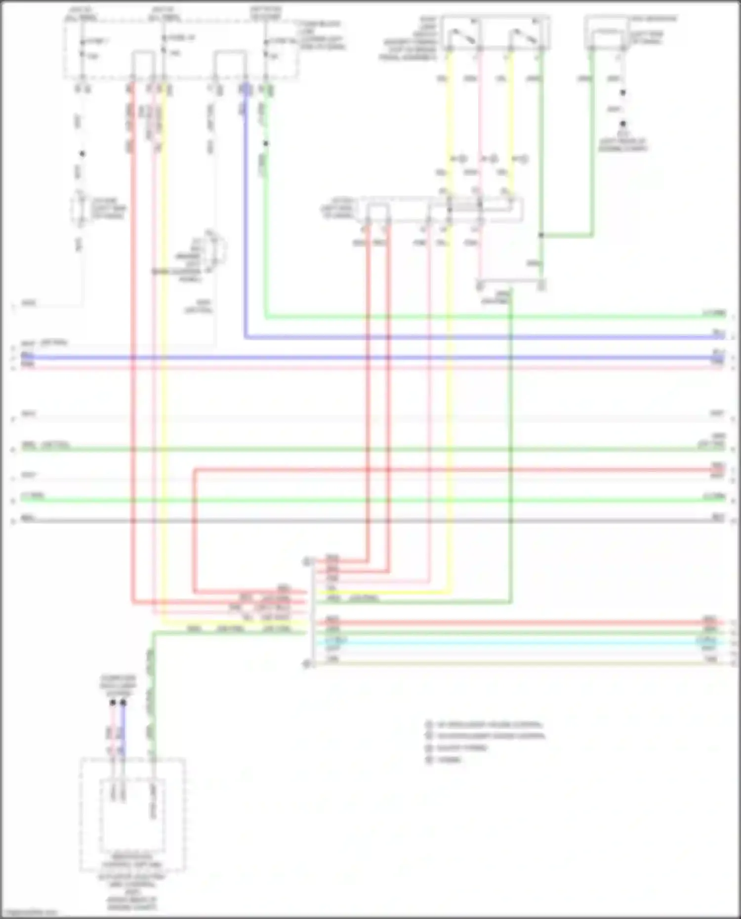 Wiring diagram hot in on or start for Infiniti QX60 I facelift (2016-2021) (13 of 13)