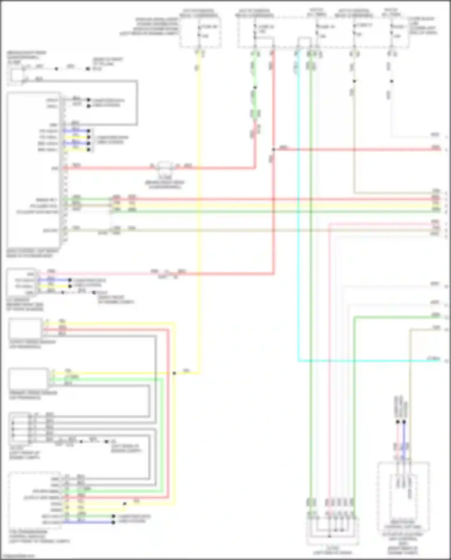 Wiring diagram hot w/ ignition relay-2 energized for Infiniti QX60 I facelift (2016-2021) (19 of 37)
