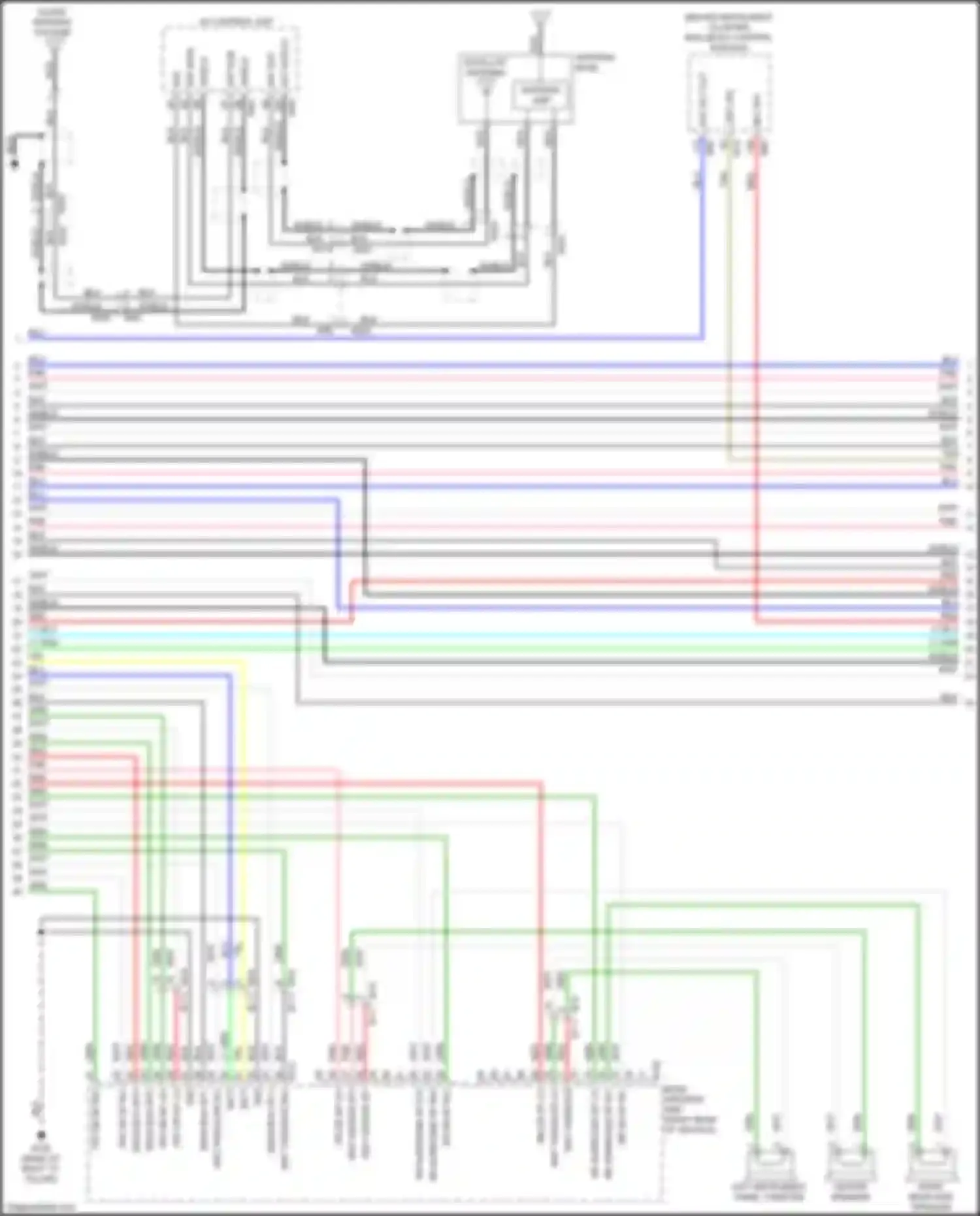 Wiring diagram i-key sig for Infiniti QX60 I facelift (2016-2021) (1 of 7)