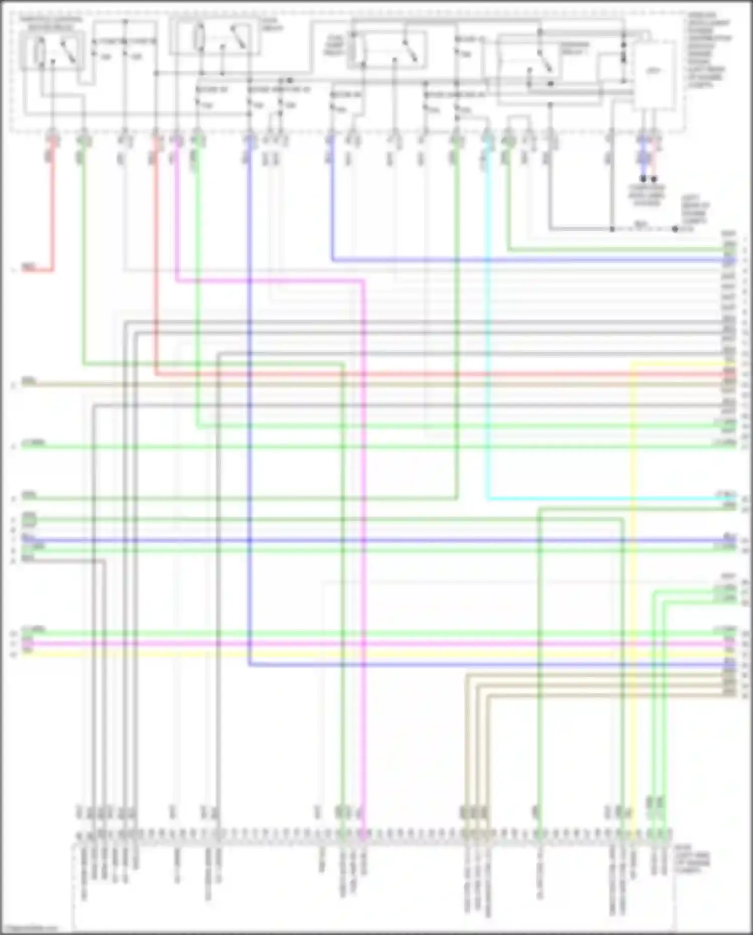 Wiring diagram ign sig 3 for Infiniti QX60 I facelift (2016-2021) (1 of 1)