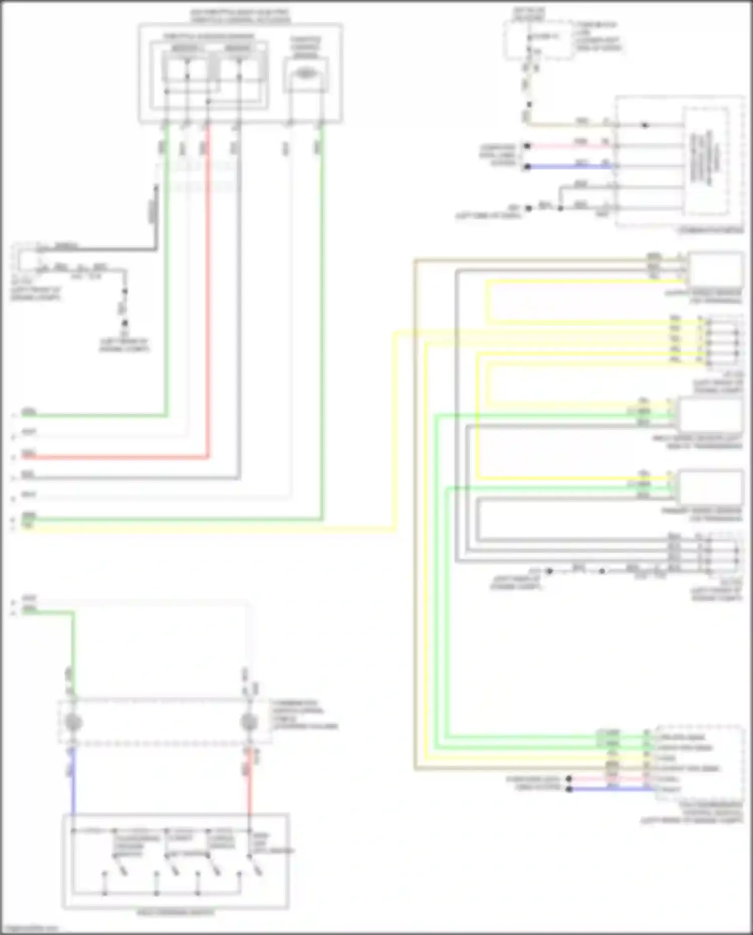 Wiring diagram input spd sens for Infiniti QX60 I facelift (2016-2021) (1 of 2)