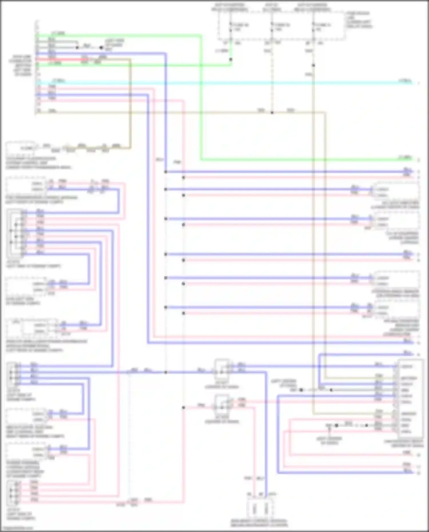 Wiring diagram k line for Infiniti QX60 I facelift (2016-2021) (2 of 6)