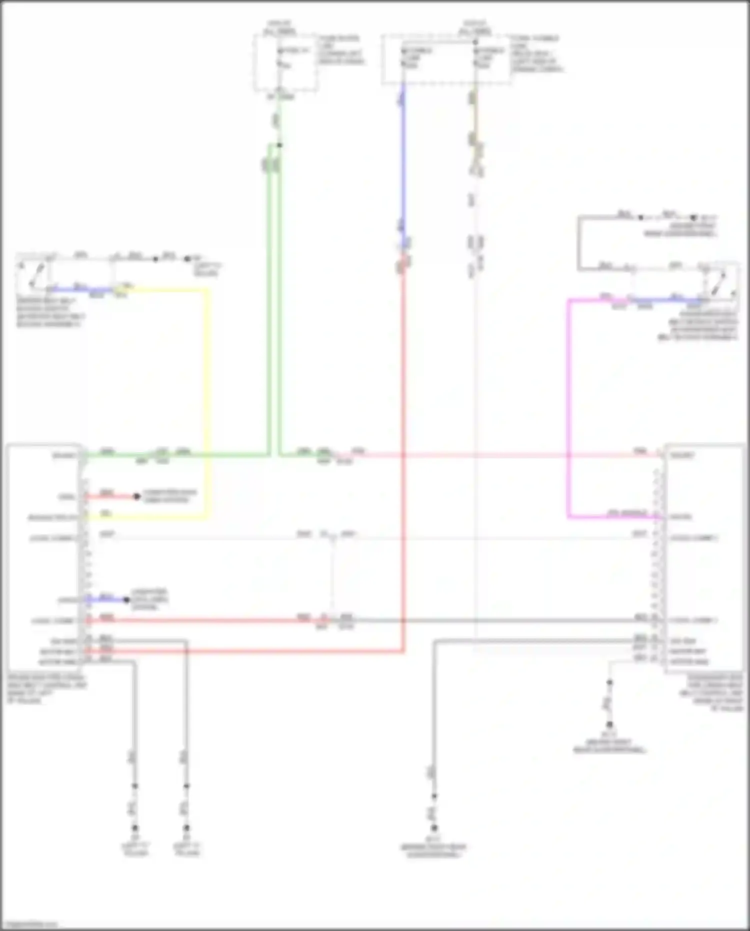 Wiring diagram local comm 2 for Infiniti QX60 I facelift (2016-2021) (2 of 2)